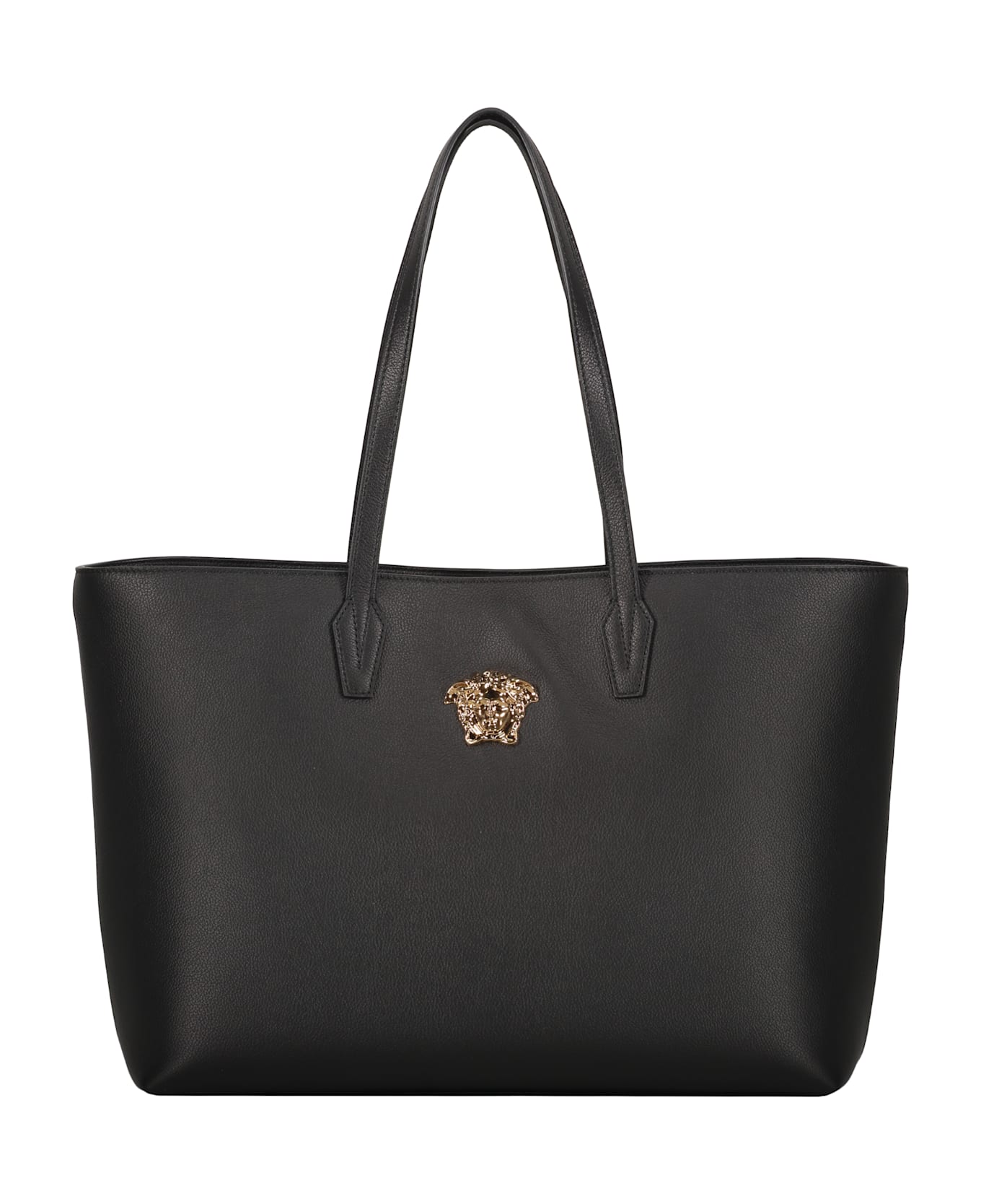 Versace Leather Tote - black