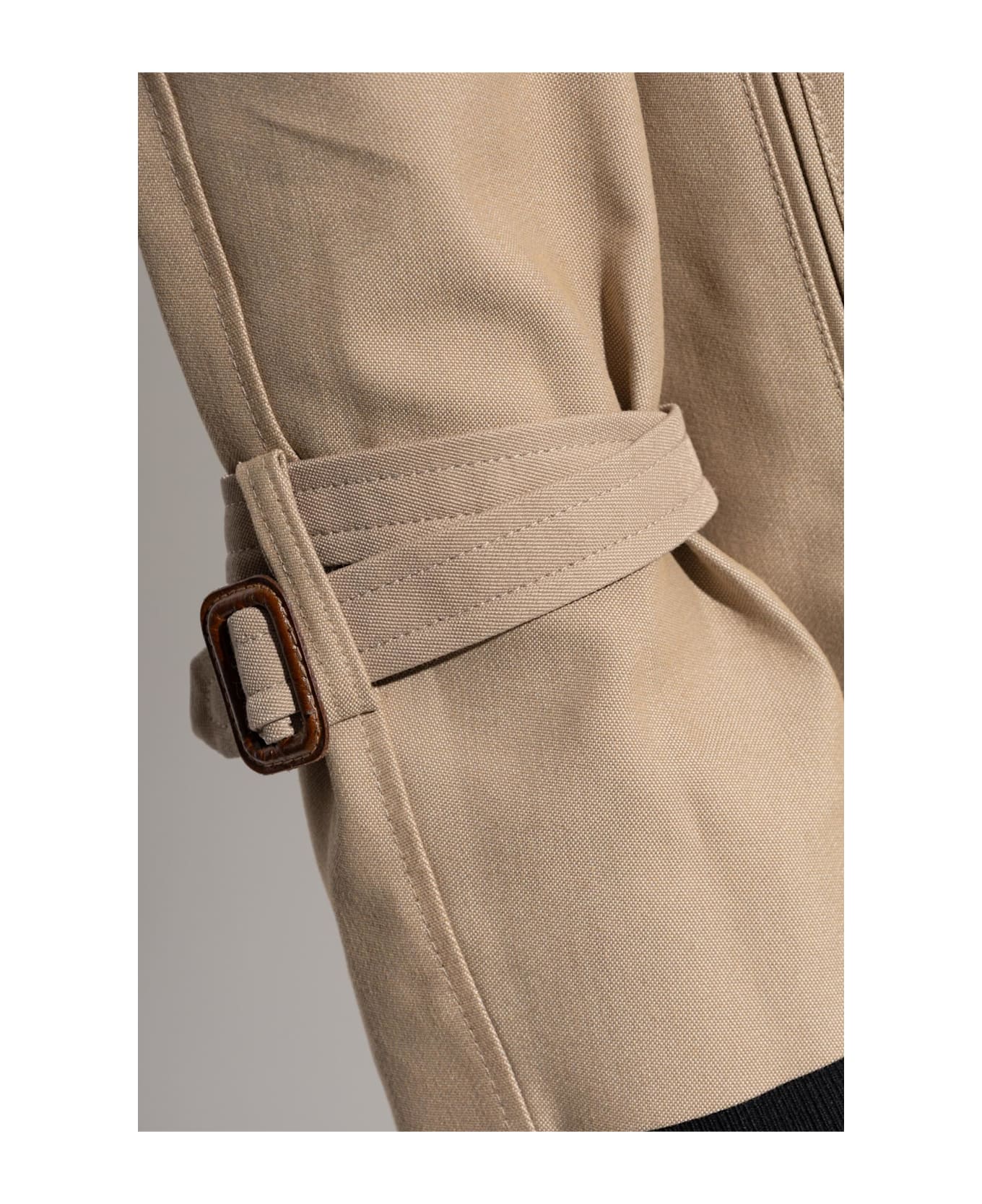 Totême Toteme Double-breasted Trench Coat - BROWN