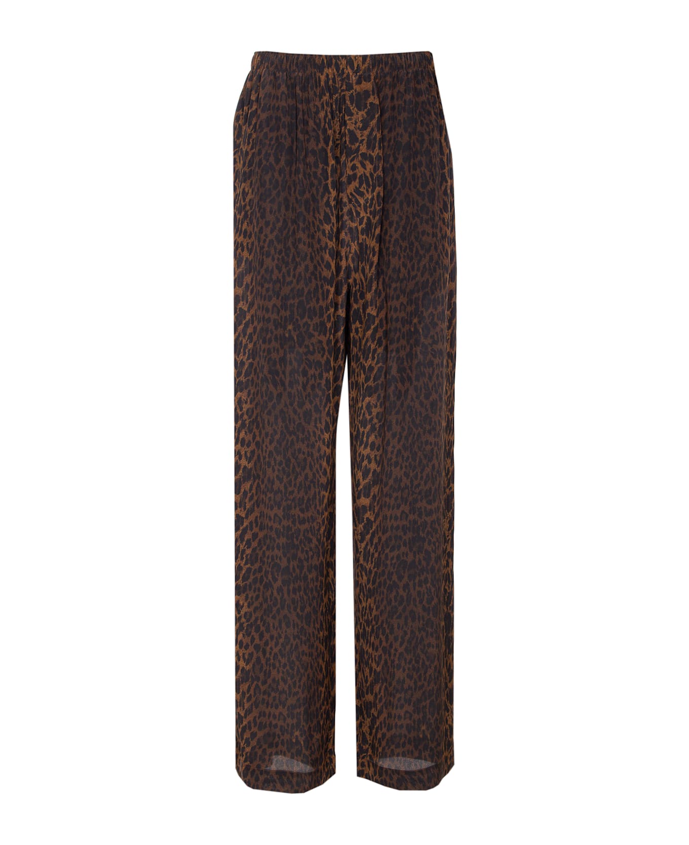 Balenciaga Pyjama Leopard Print Pants