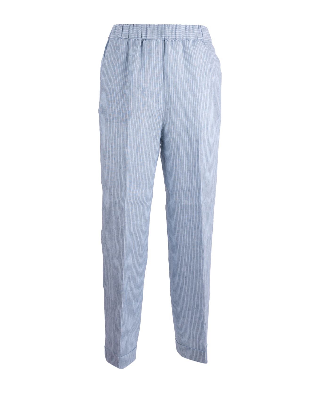 Peserico Woman Trousers - LIGHT BLUE