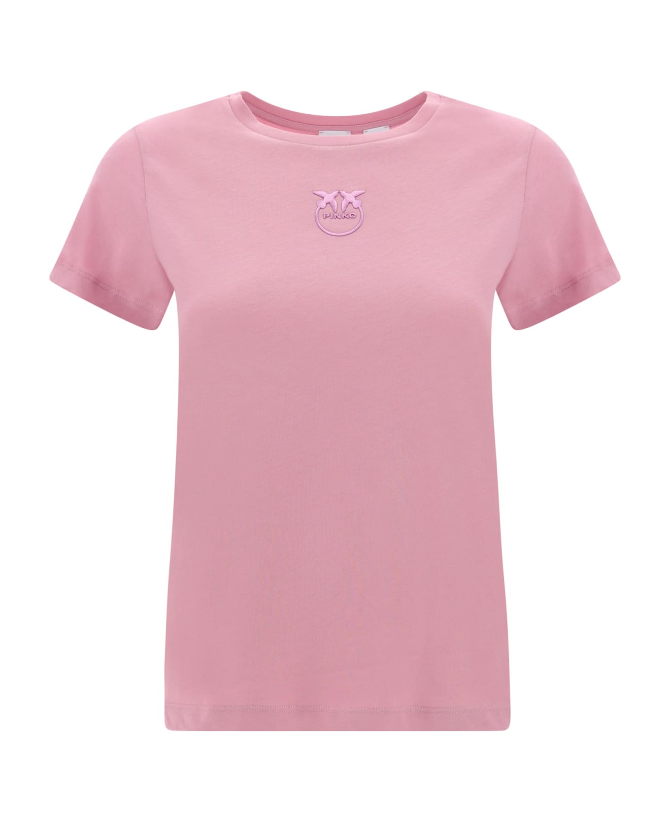 Pinko Love Birds T-shirt Embroidery - Fumo Orchidea Tシャツ