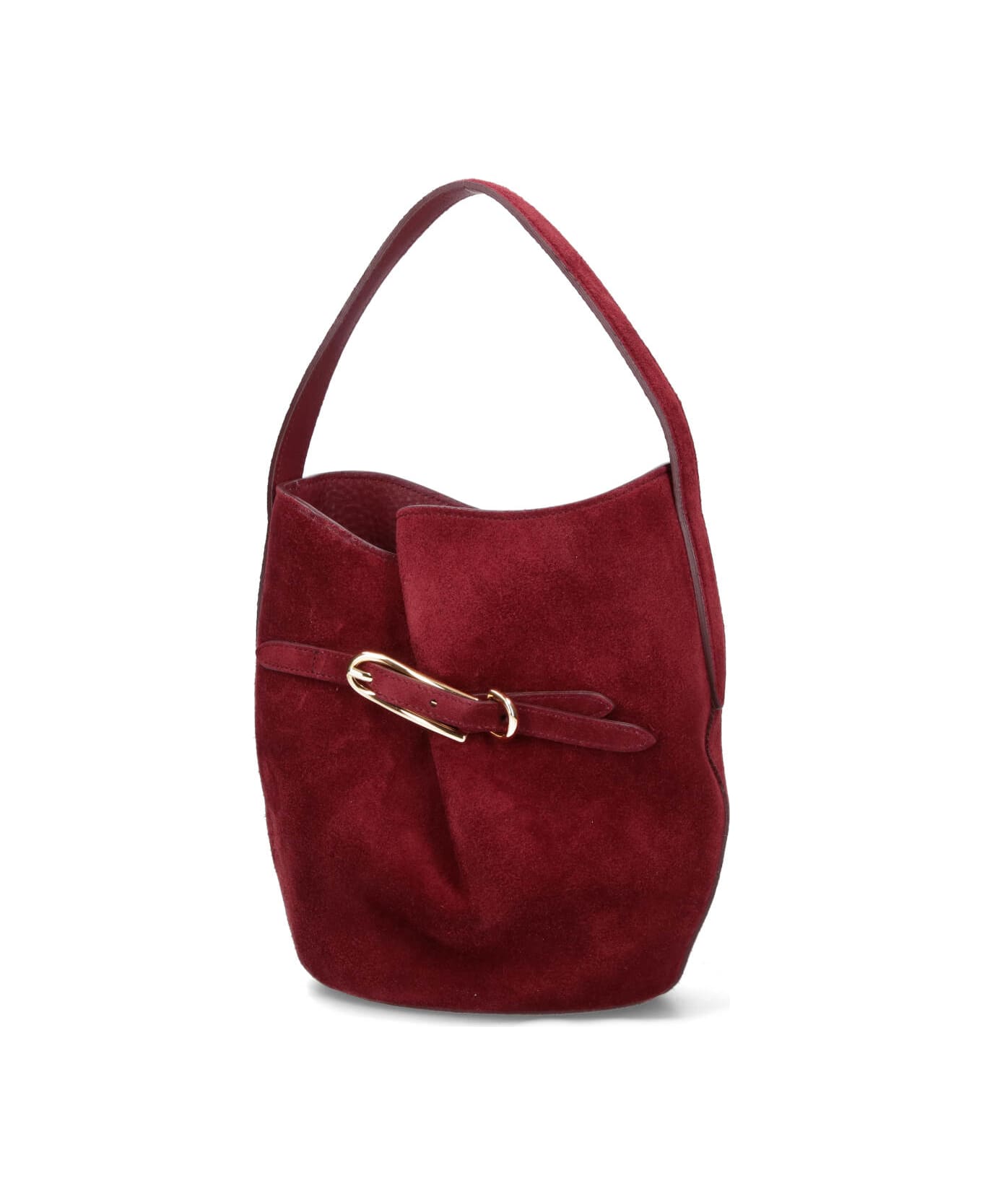 Little Liffner 
belted Bag
 Mini Bucket Bag - Red