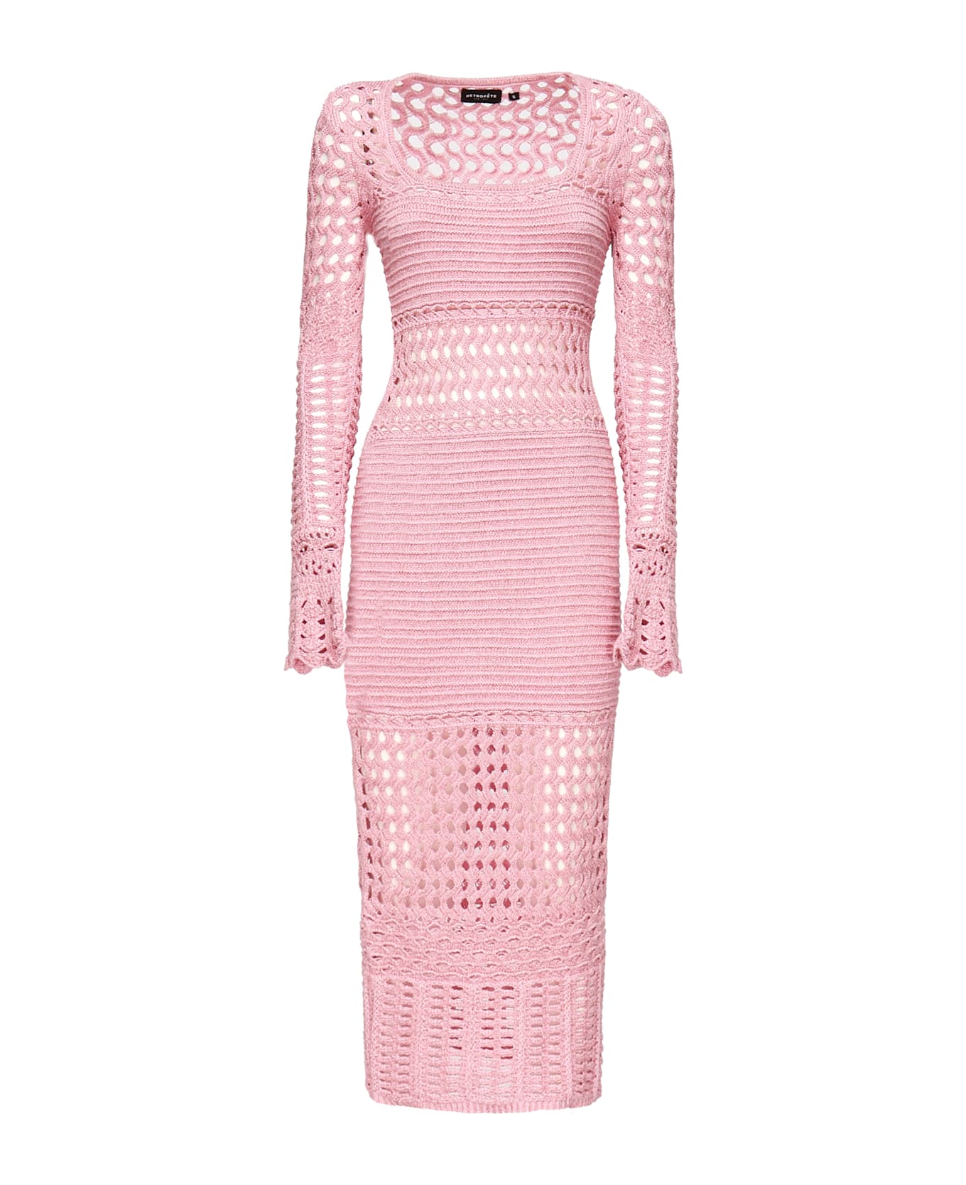 retrofete Airie Crochet Dress - Pink