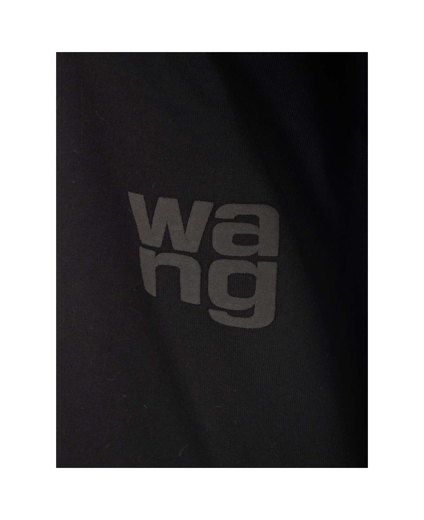 T by Alexander Wang Cotton T-shirt - BLACK