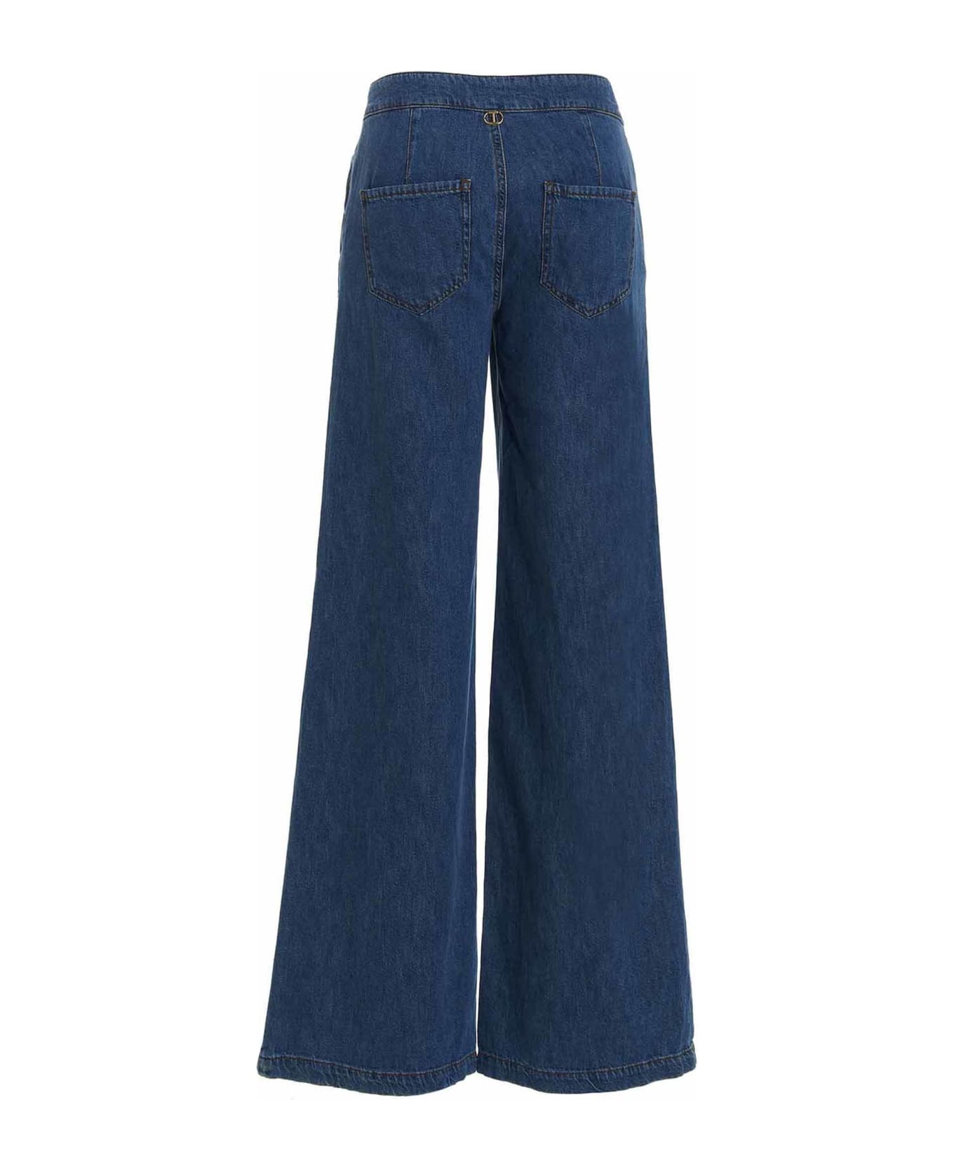 TwinSet Wide Leg Jeans - Blue