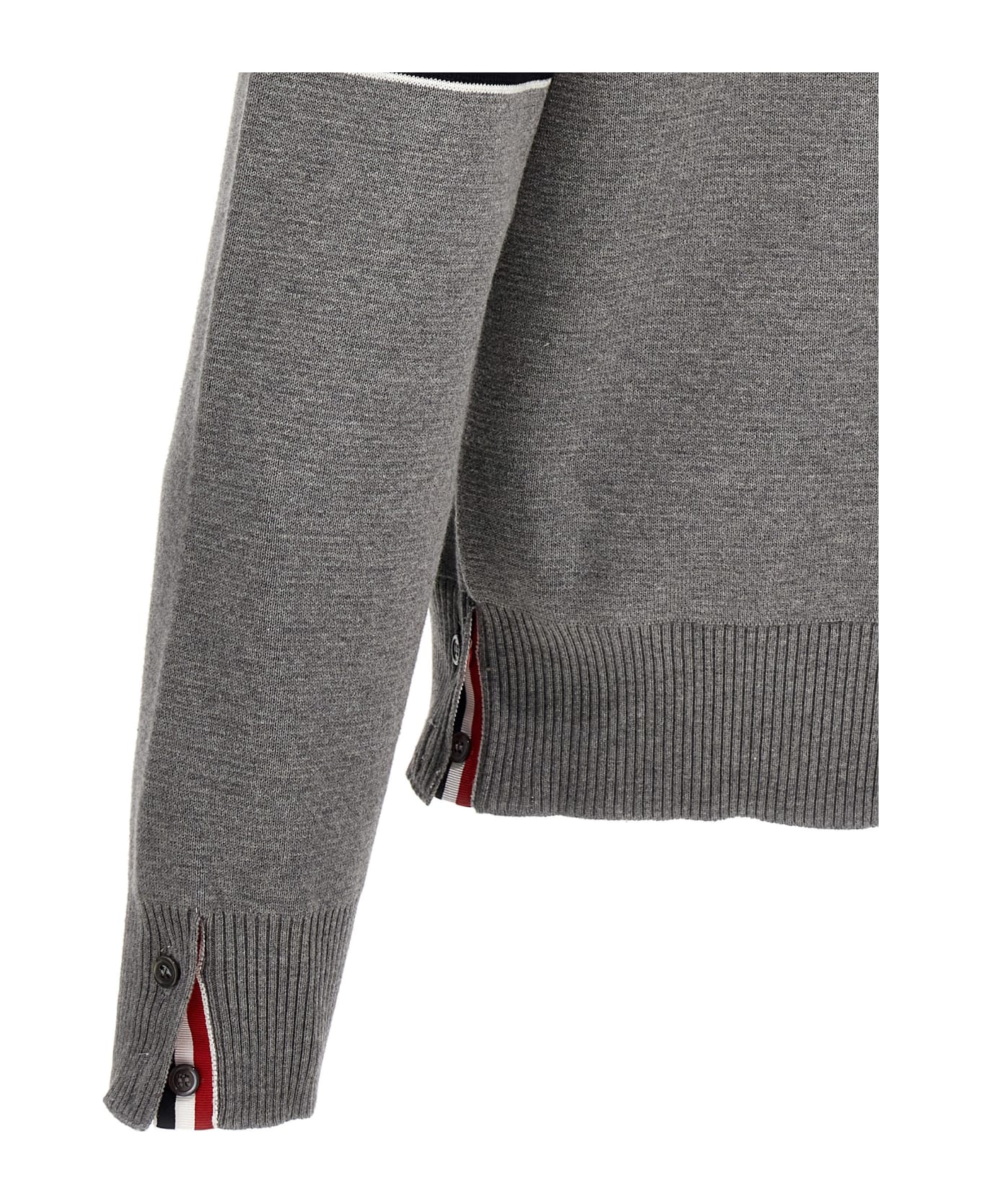 Thom Browne Classic Sweater - Light Grey ニットウェア