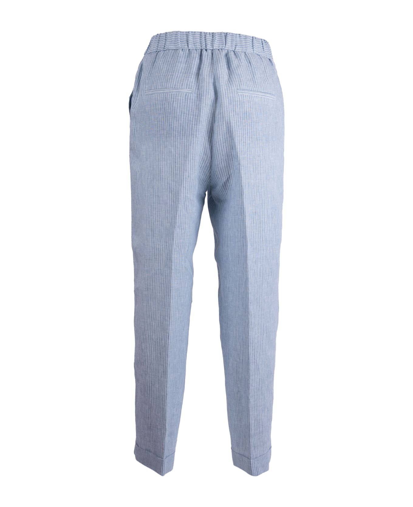 Peserico Woman Trousers - LIGHT BLUE