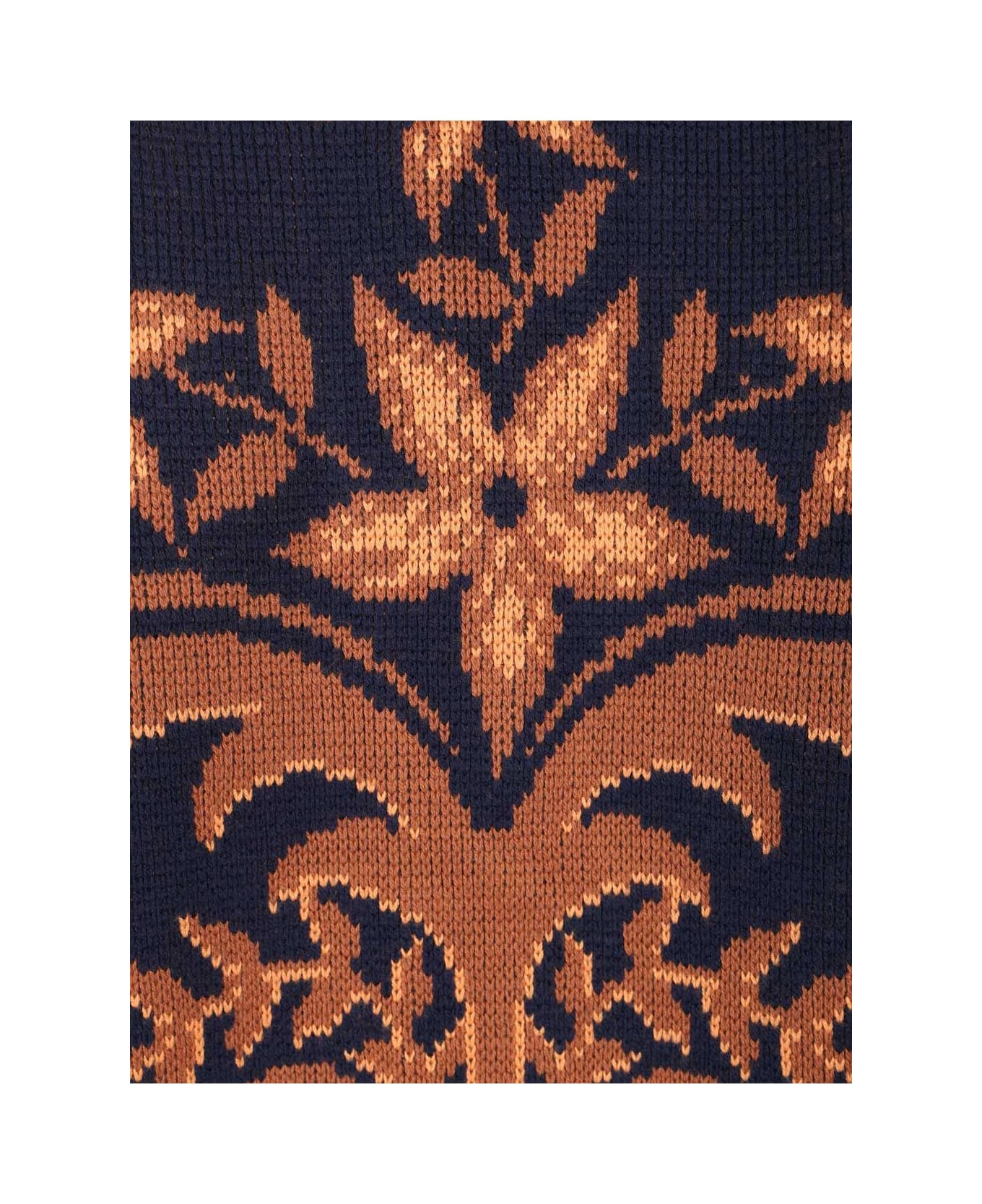 Etro Jacquard Wool Cardigan - MULTICOLOUR