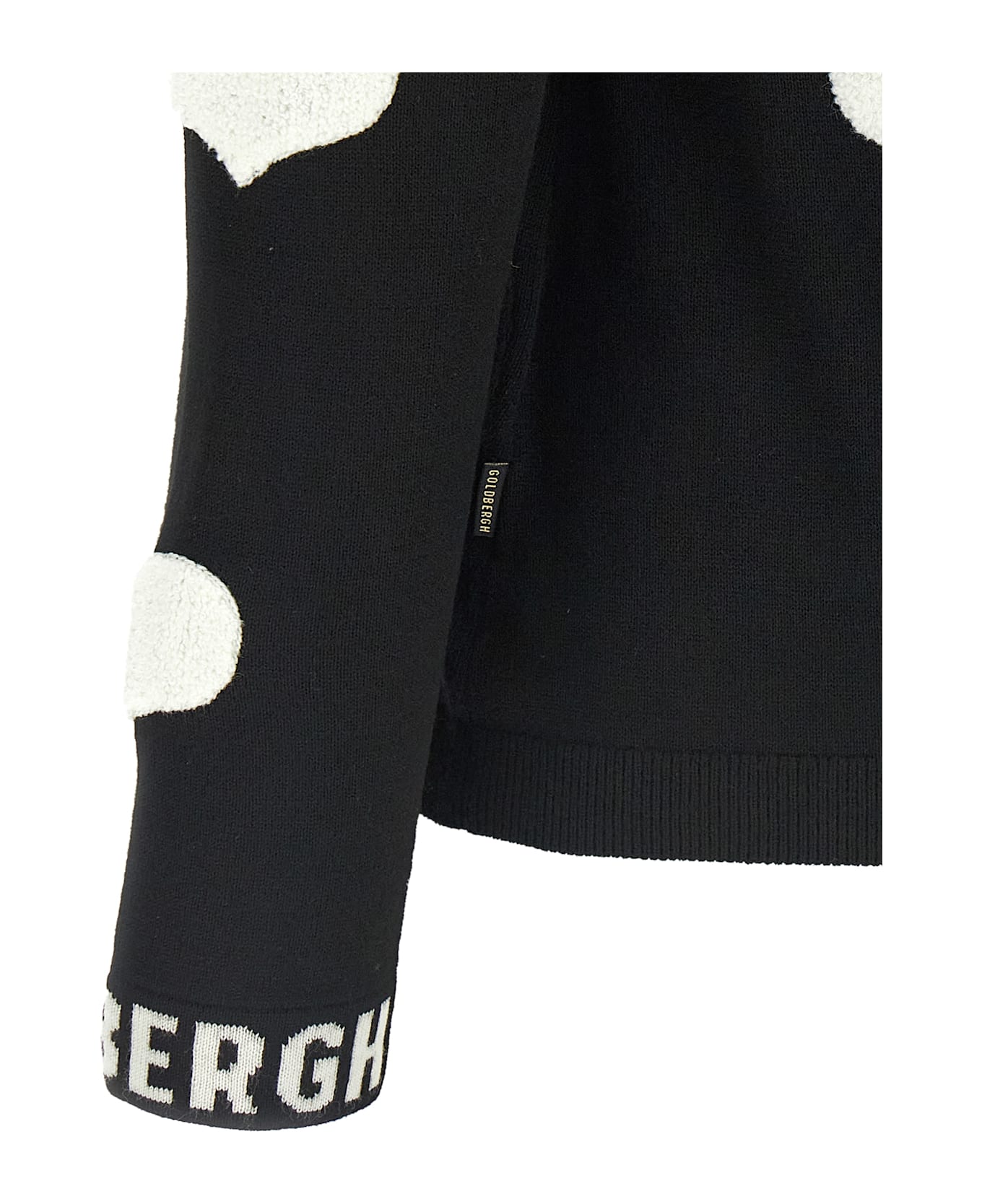 Goldbergh 'bacio' Turtleneck Sweater - White/Black