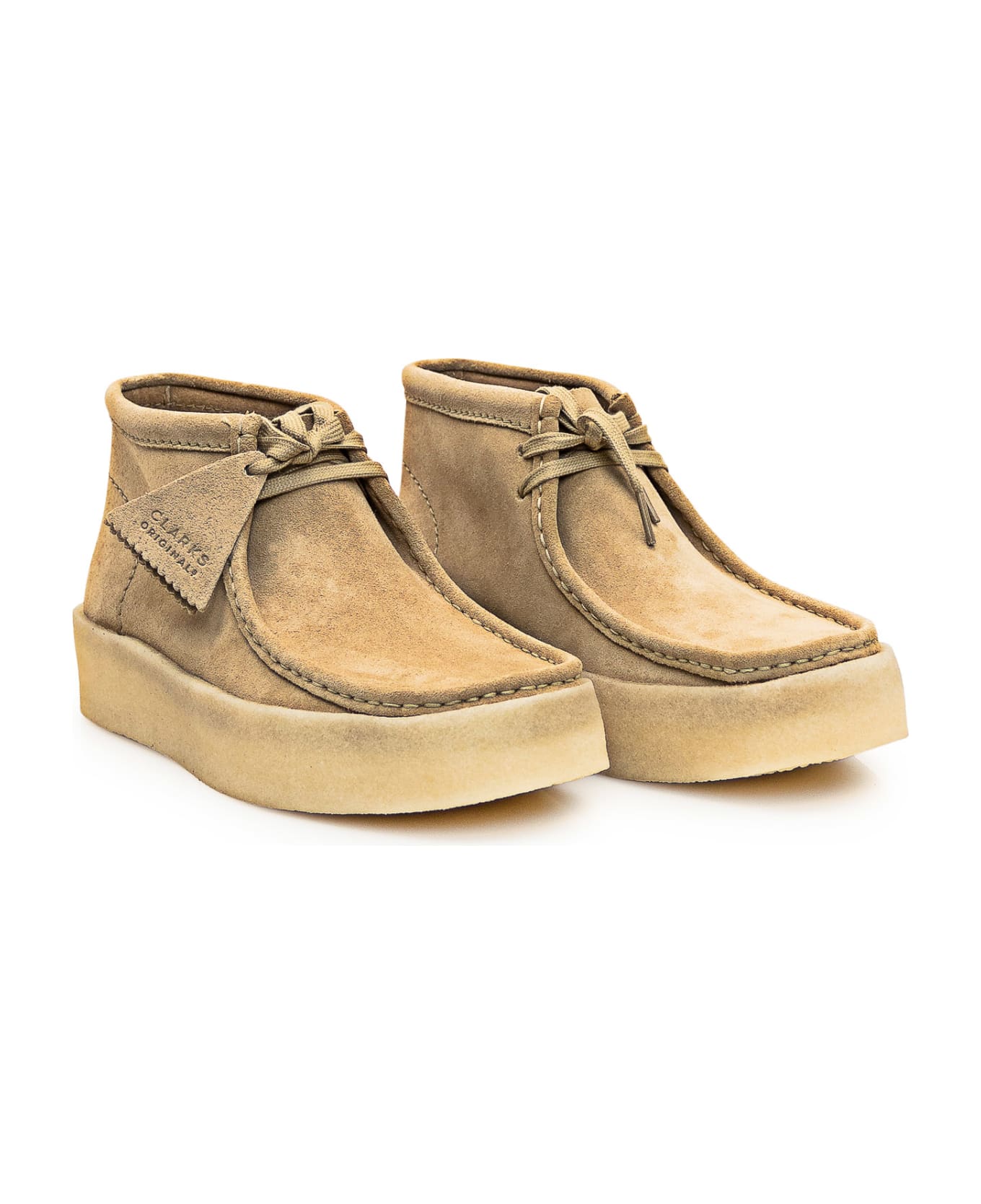 Clarks Wallabeecup Boots - MAPLE SUEDE