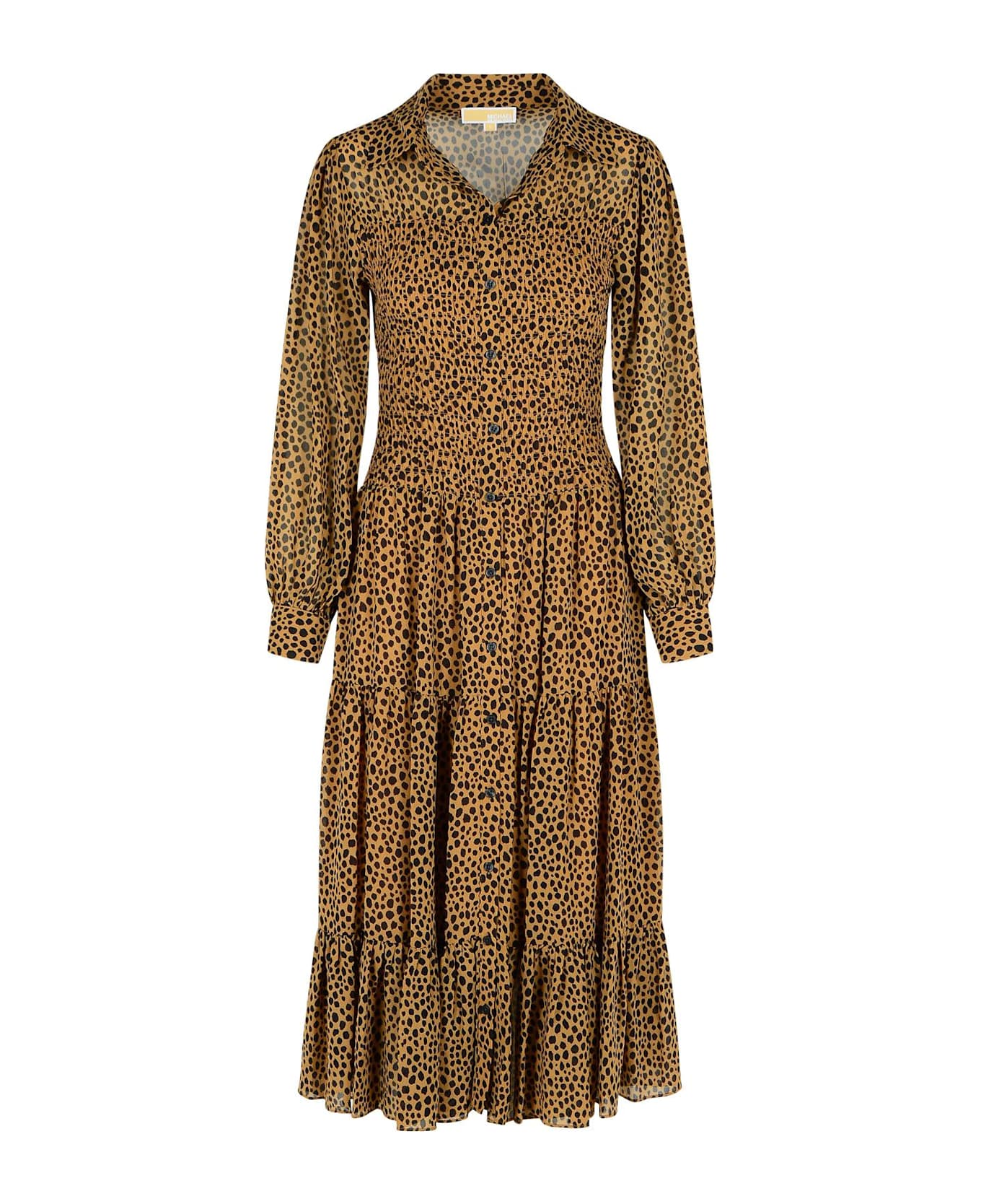 MICHAEL Michael Kors 
leopardato
 Brown Polyester Dress - Brown