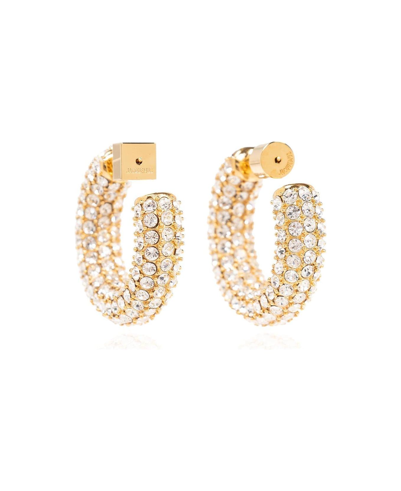 Jacquemus Embellished Hoop Earrings - GOLD イヤリング
