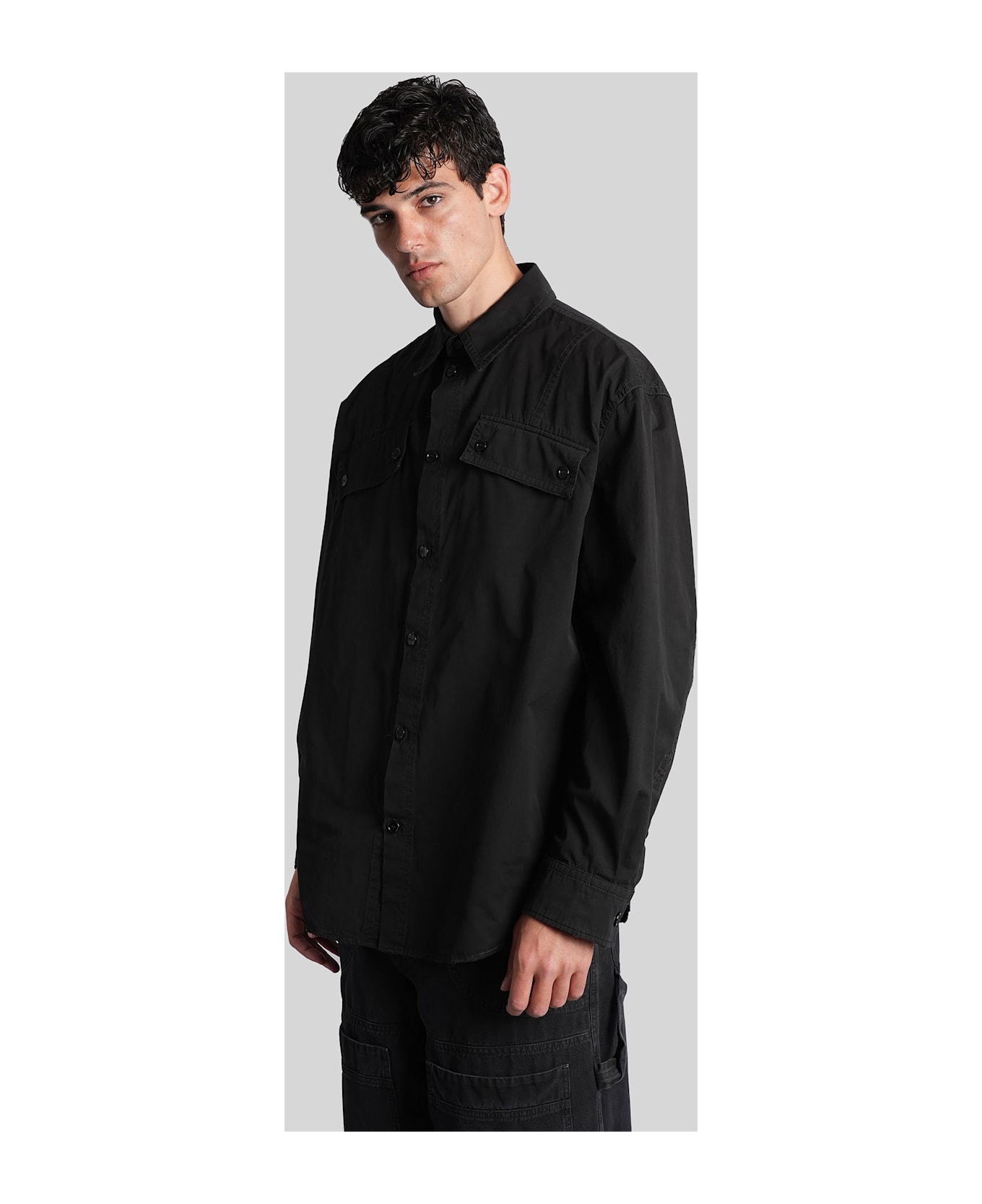 Off-White Shirt In Black Cotton - black