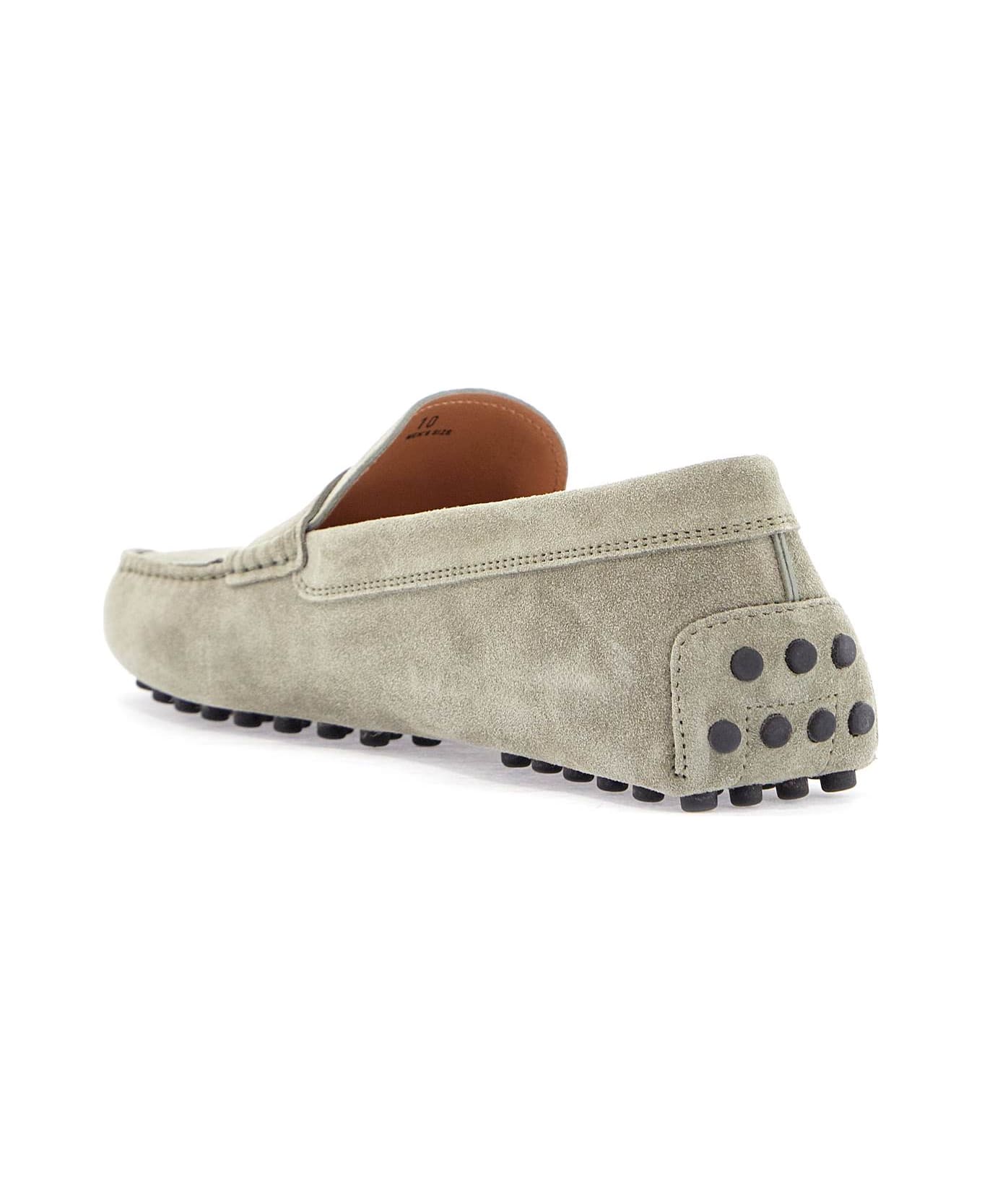 Tod's Driving Moccasin For Men With Rubber Sole - SAFARI CHIARO (Beige)