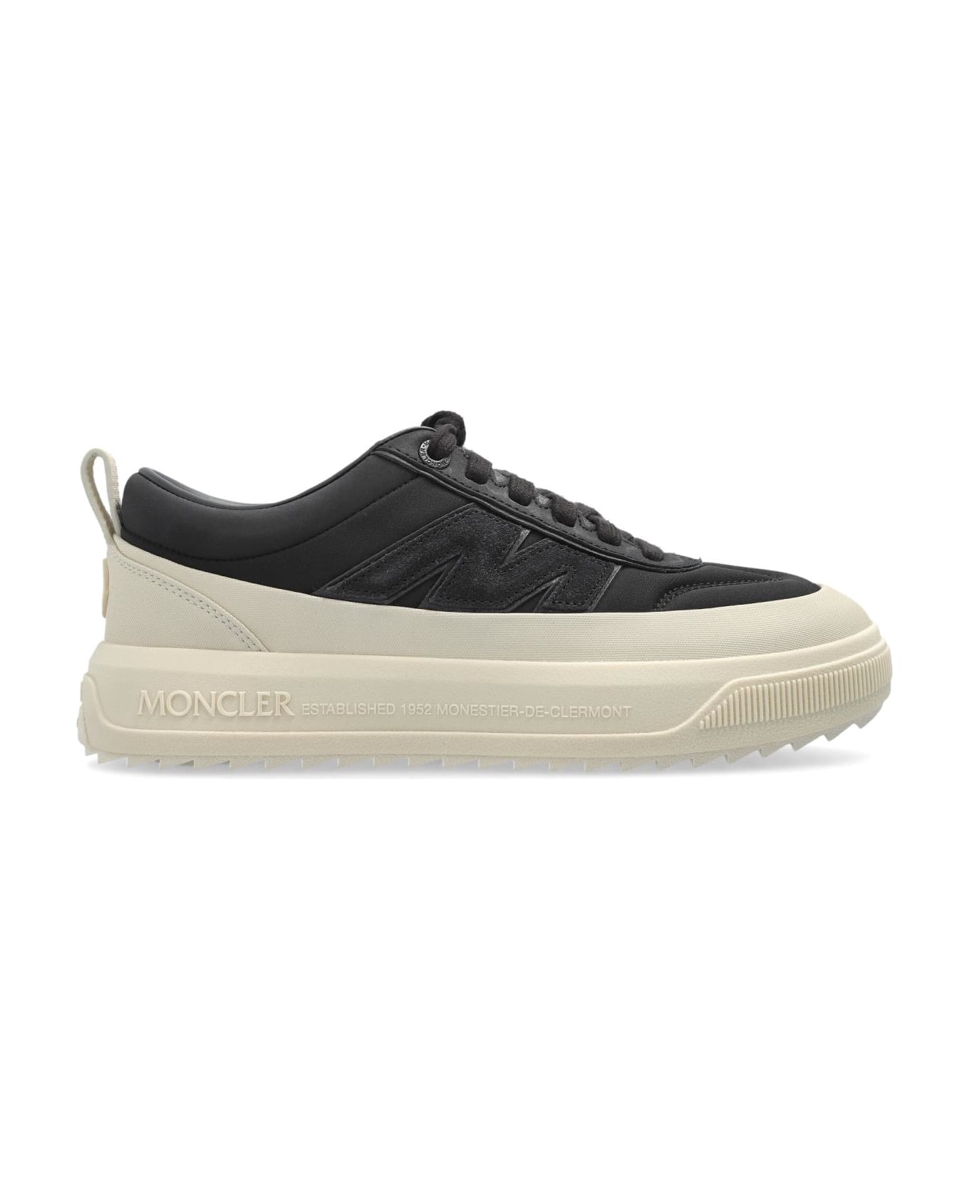 Moncler Sports Shoes With Logo - Black