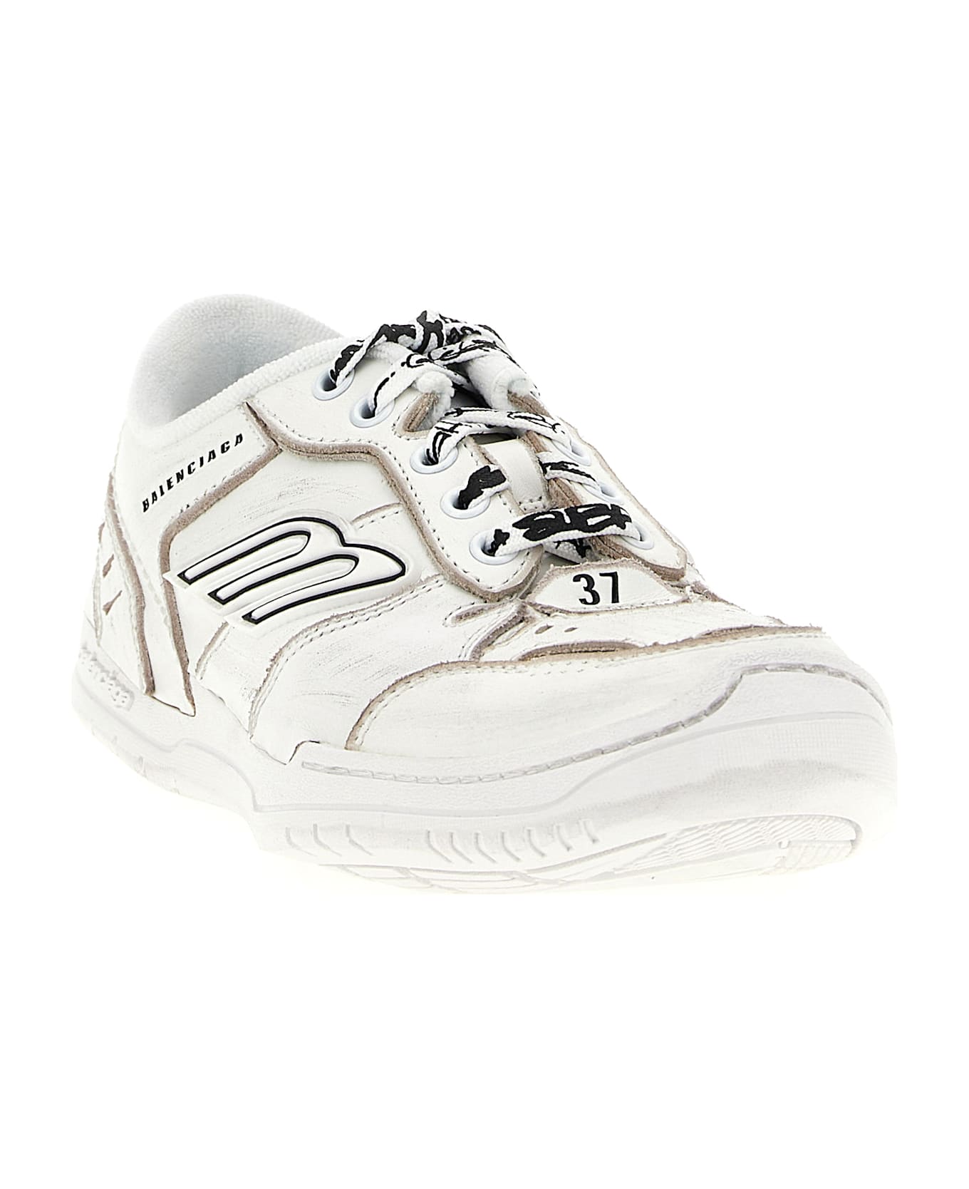Balenciaga 
hamptons Worn-out Medio
 Sneakers - White