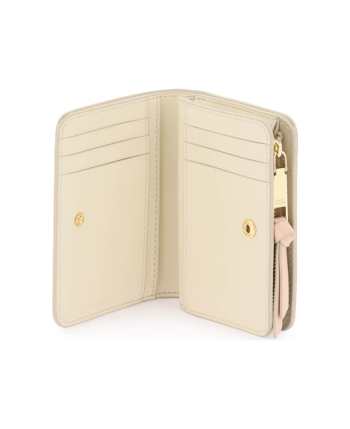Marc Jacobs The Mini Compact Wallet - KHAKI MULTI (Beige) 財布