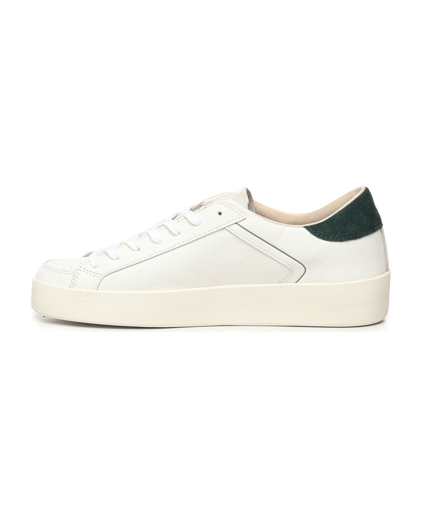 D.A.T.E. Hills Sneakers - White-green
