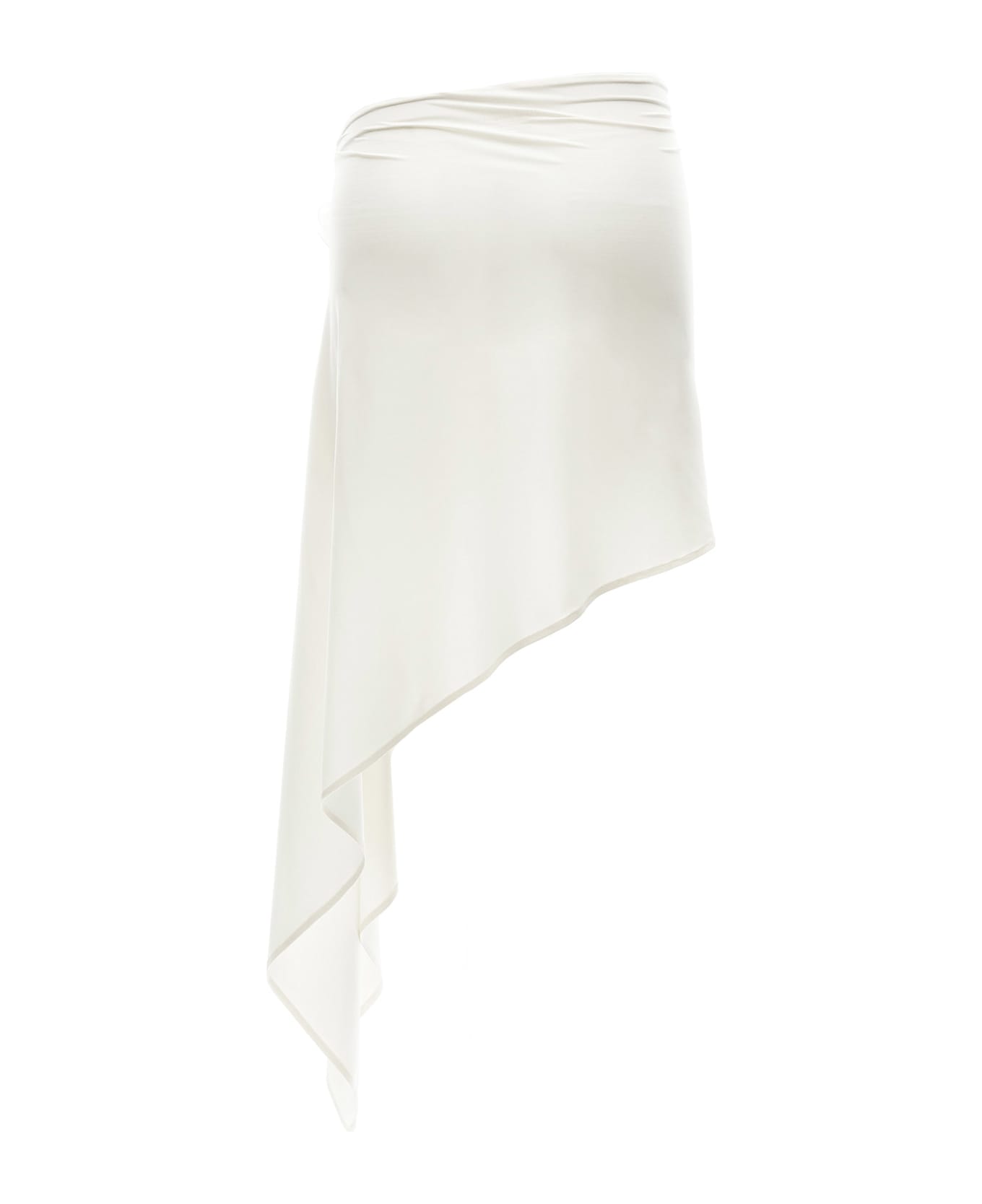 Magda Butrym Asymmetrical Mini Skirt - White
