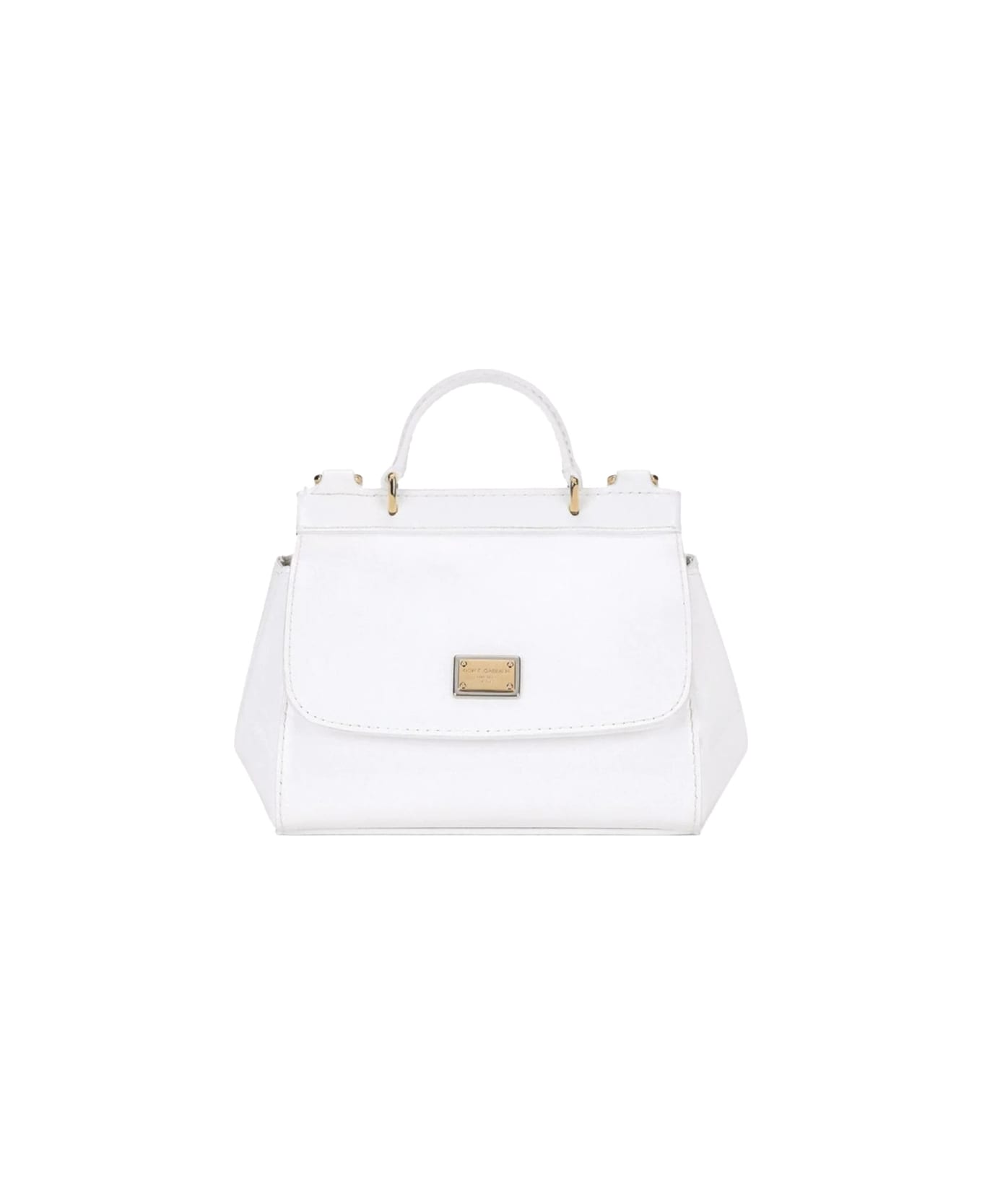 Dolce & Gabbana Shoulder Bag "patent Leather" - WHITE