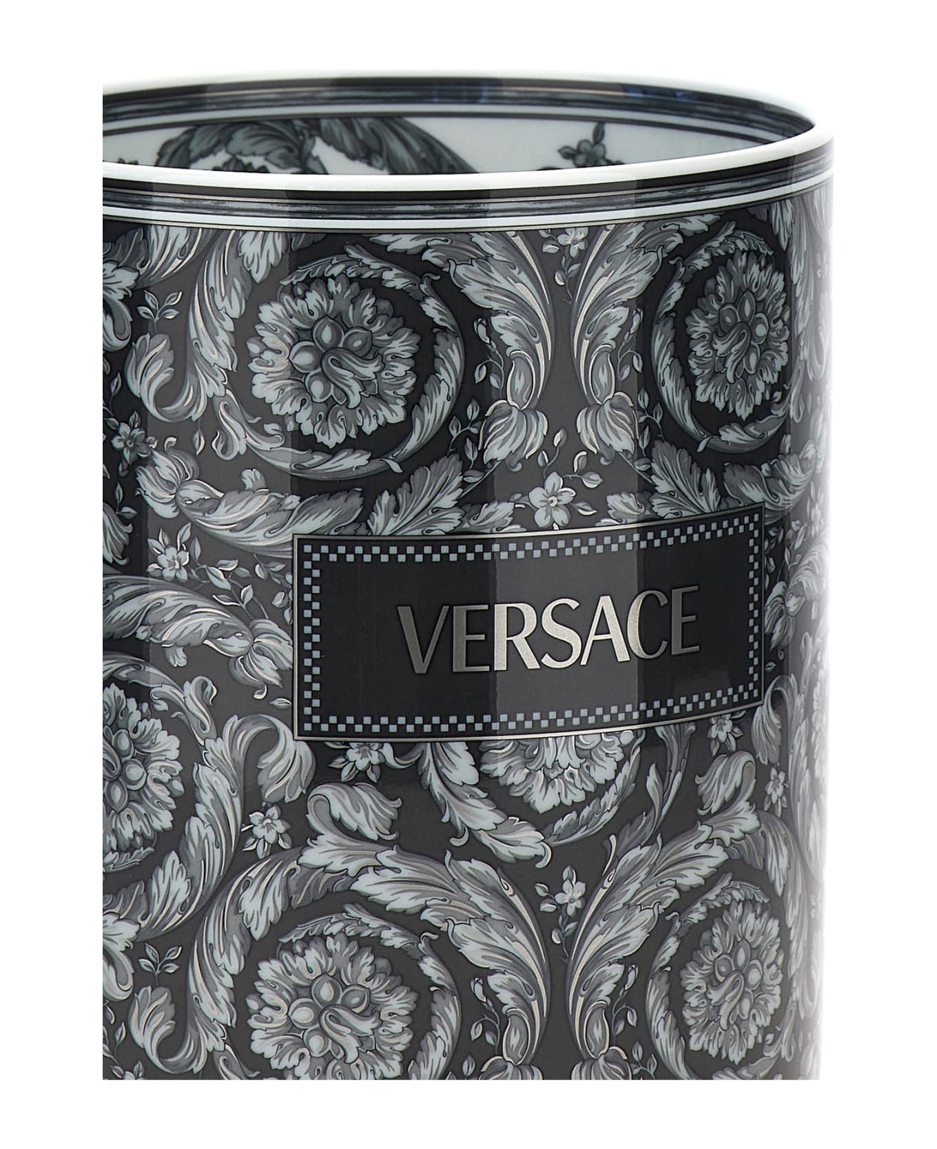 Versace 'barocco Haze' Vase - Gray