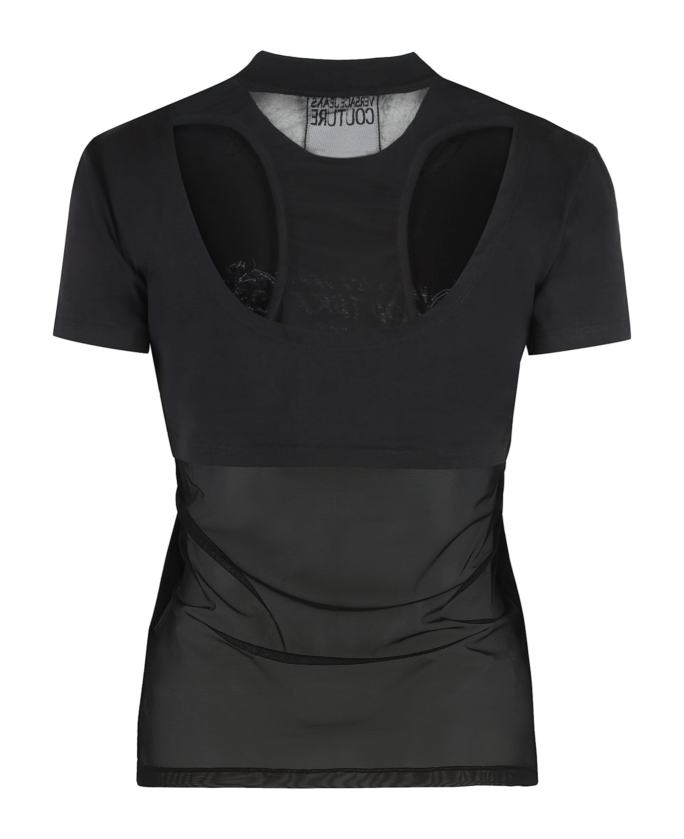 Versace Jeans Couture Logo Print T-shirt - black