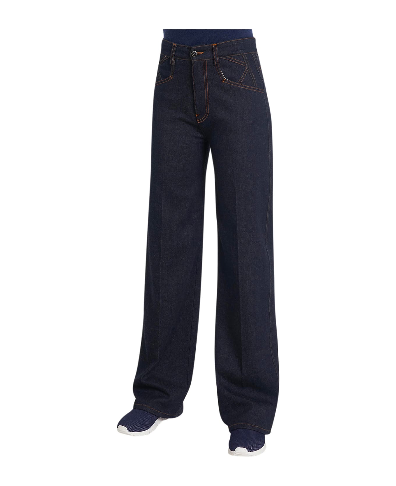 Kiton Jns Trousers Cotton - BLUE