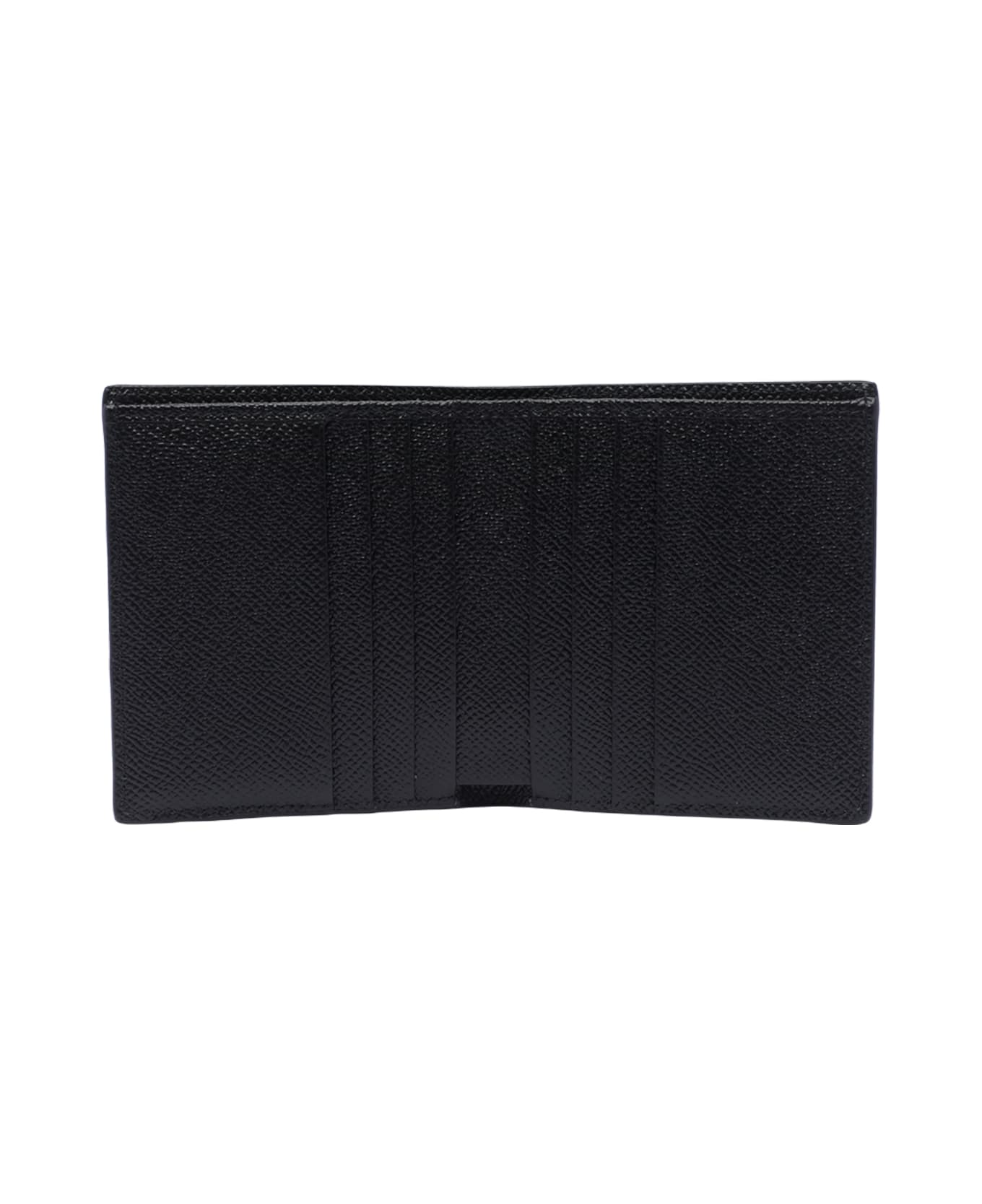 Dolce 
Gabbana Bifold Cardholder Leather Wallet - Black