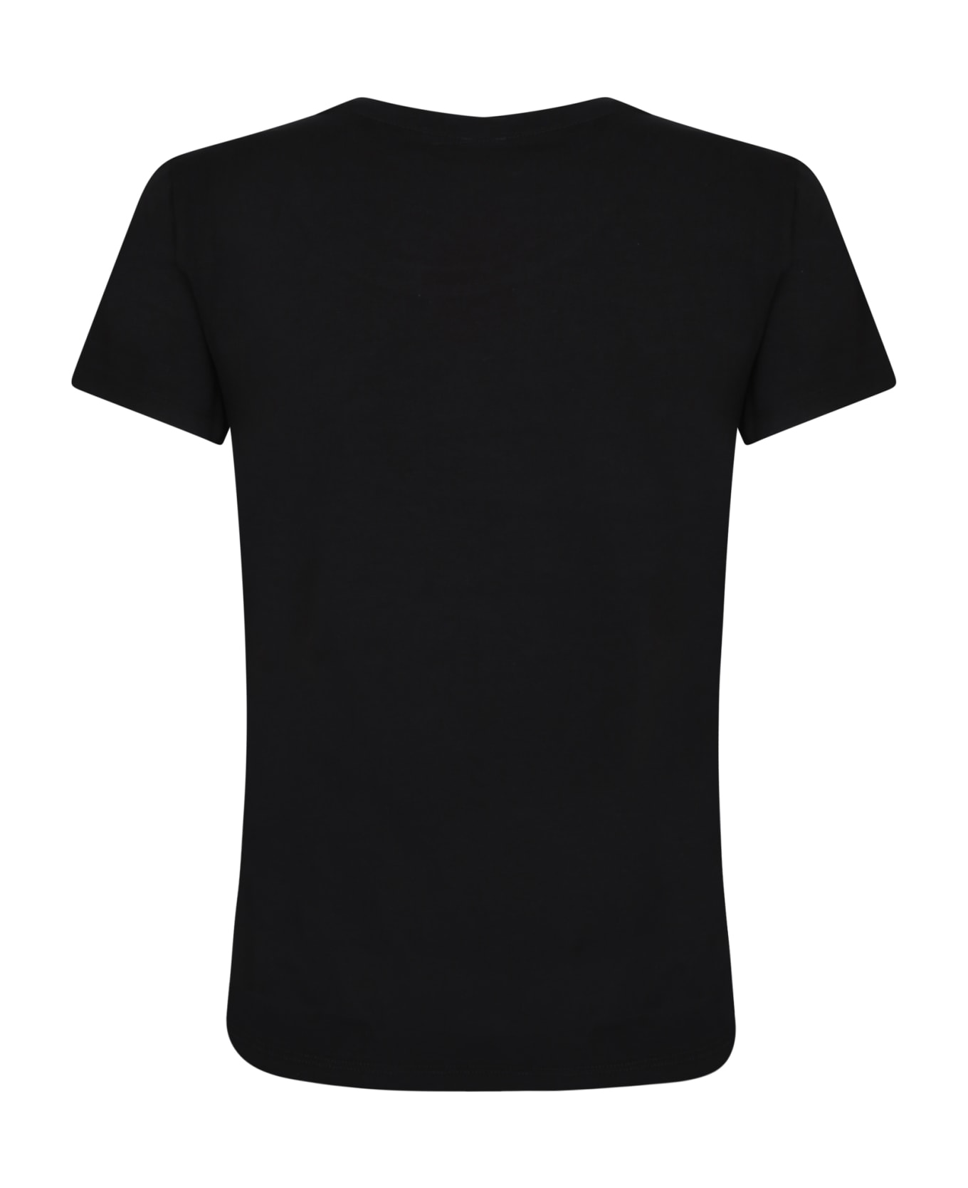 Liu-Jo Front Logo Black T-shirt By Liu Jo - Black Tシャツ