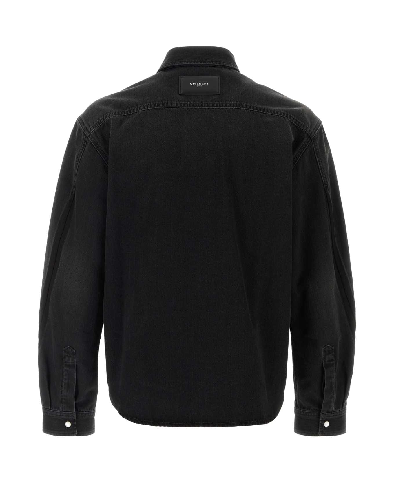 Givenchy Black Denim Shirt - Black