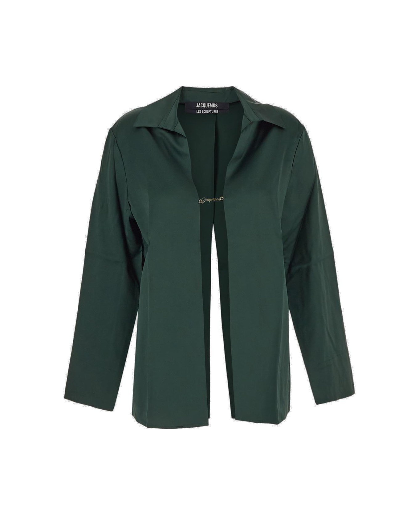 Jacquemus Notte Blouse - Dark Green