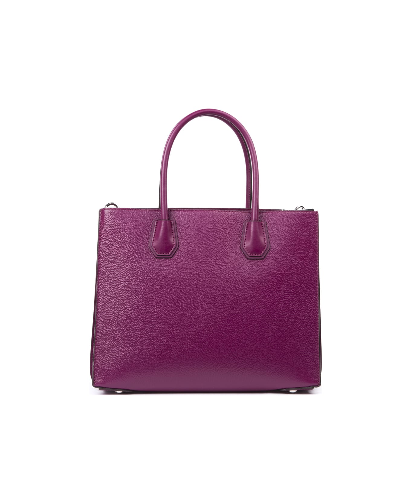 MICHAEL Michael Kors Big Mercer Fuxia Leather Tote Bag - Fuchsia