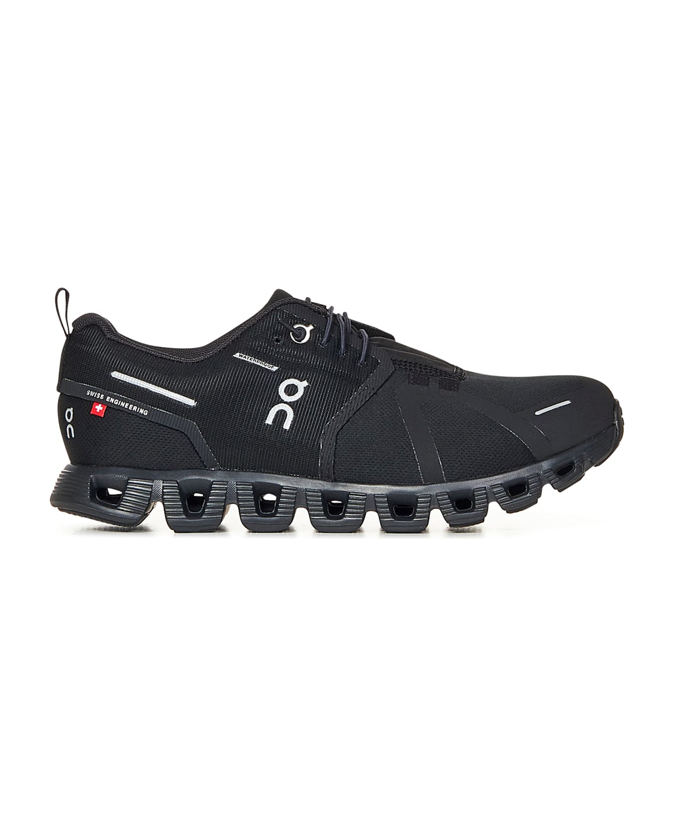 ON Running Cloud 5 Waterproof Sneakers - Black