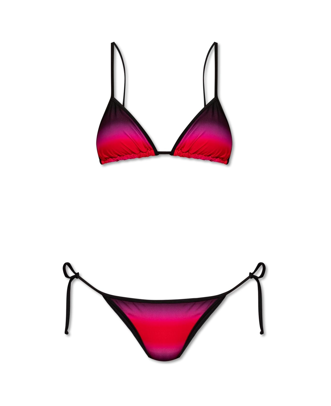 The Attico 'join Us At The Beach' Collection Two-piece Swimsuit - Fuchsia 水着