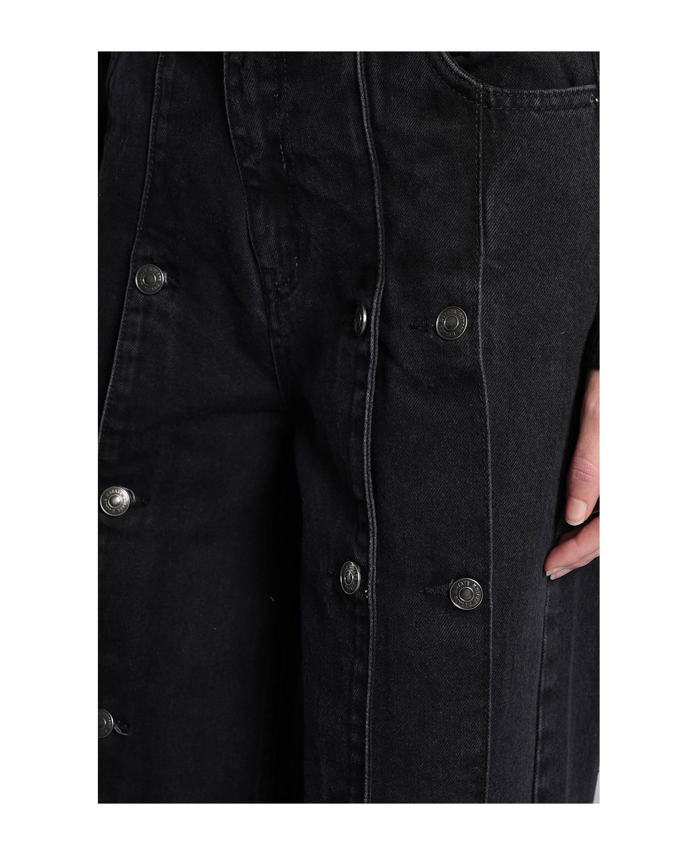 Rotate by Birger Christensen Jeans In Black Denim - black