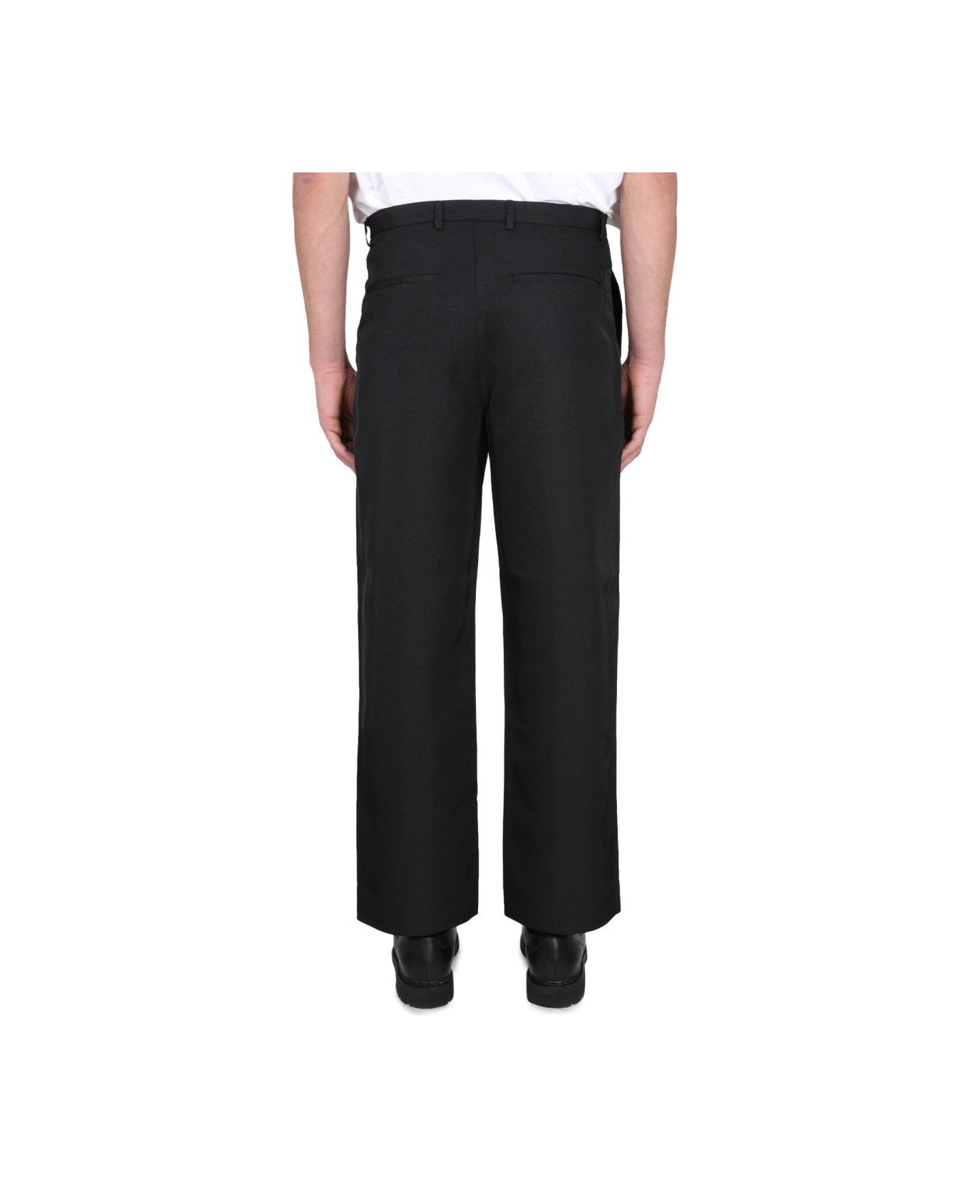 Acne Studios Cropped Pants - BLACK