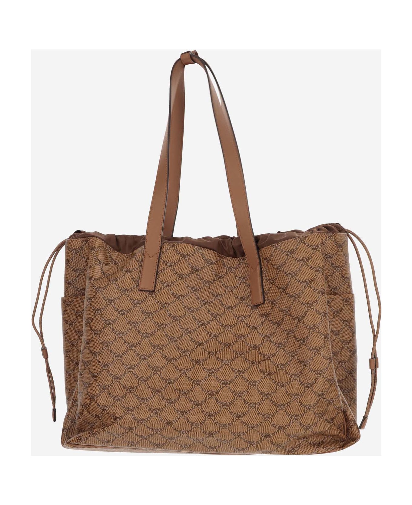 MCM Himmel Tote Bag Large Size - Brown