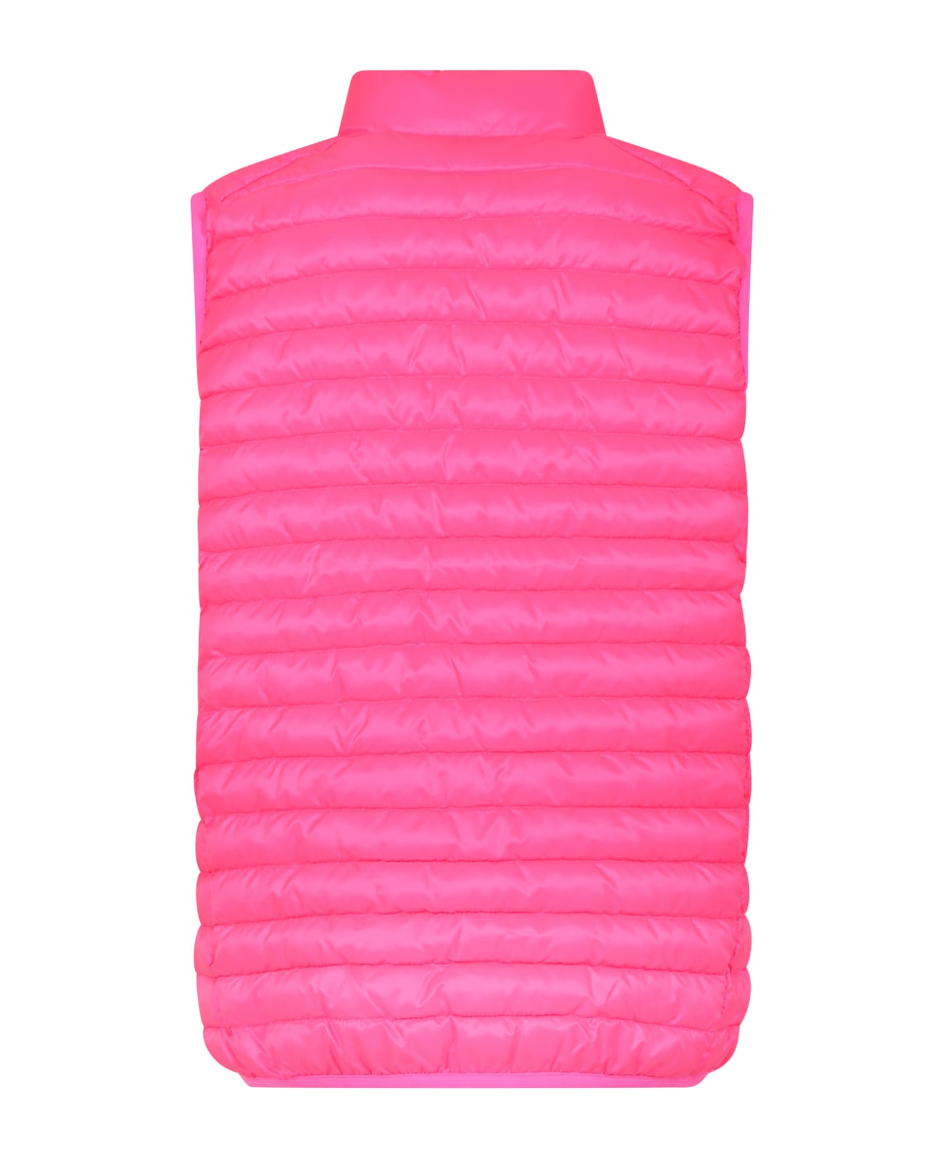 Save the Duck Pink Ozam Vest For Girl With Logo - Pink