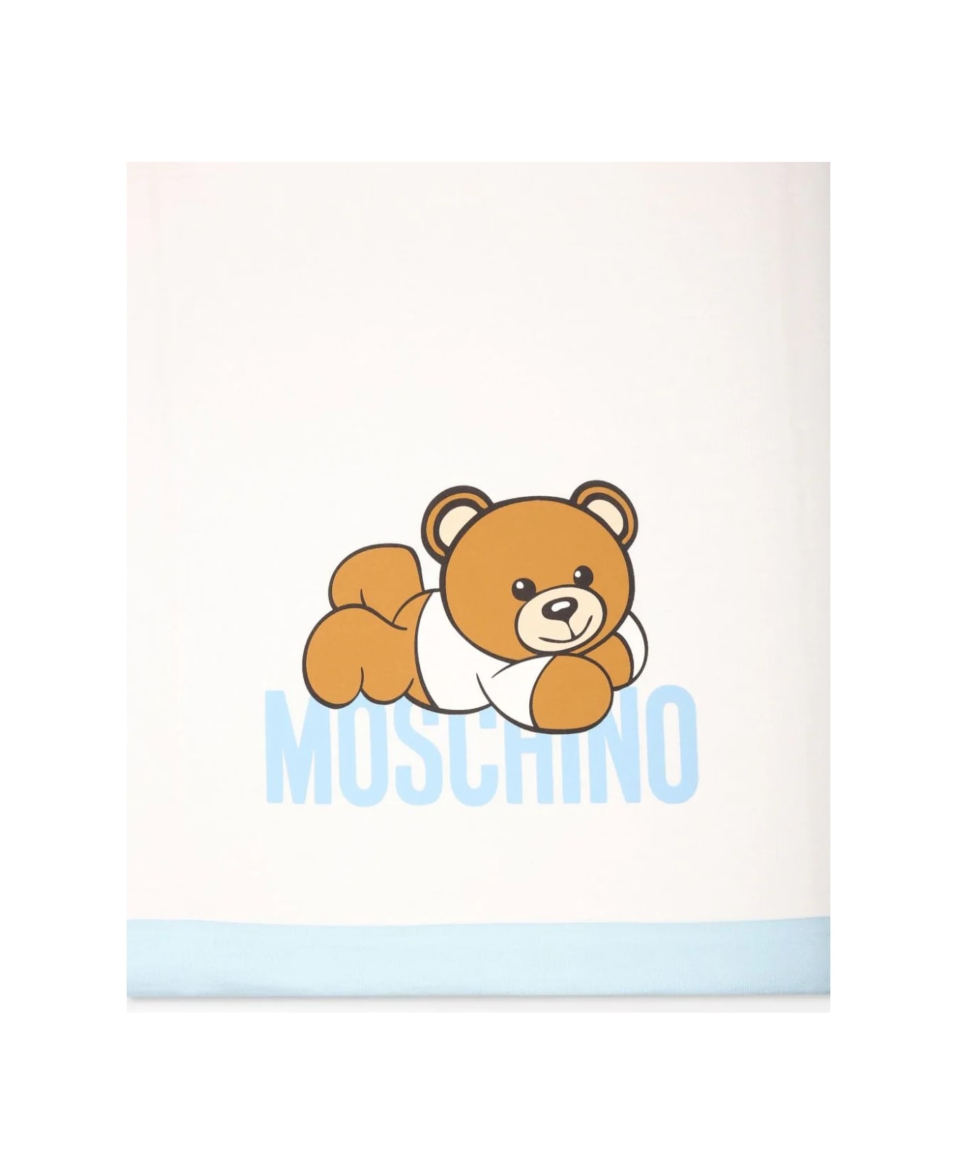 Moschino Coperta Con Stampa - Light blue