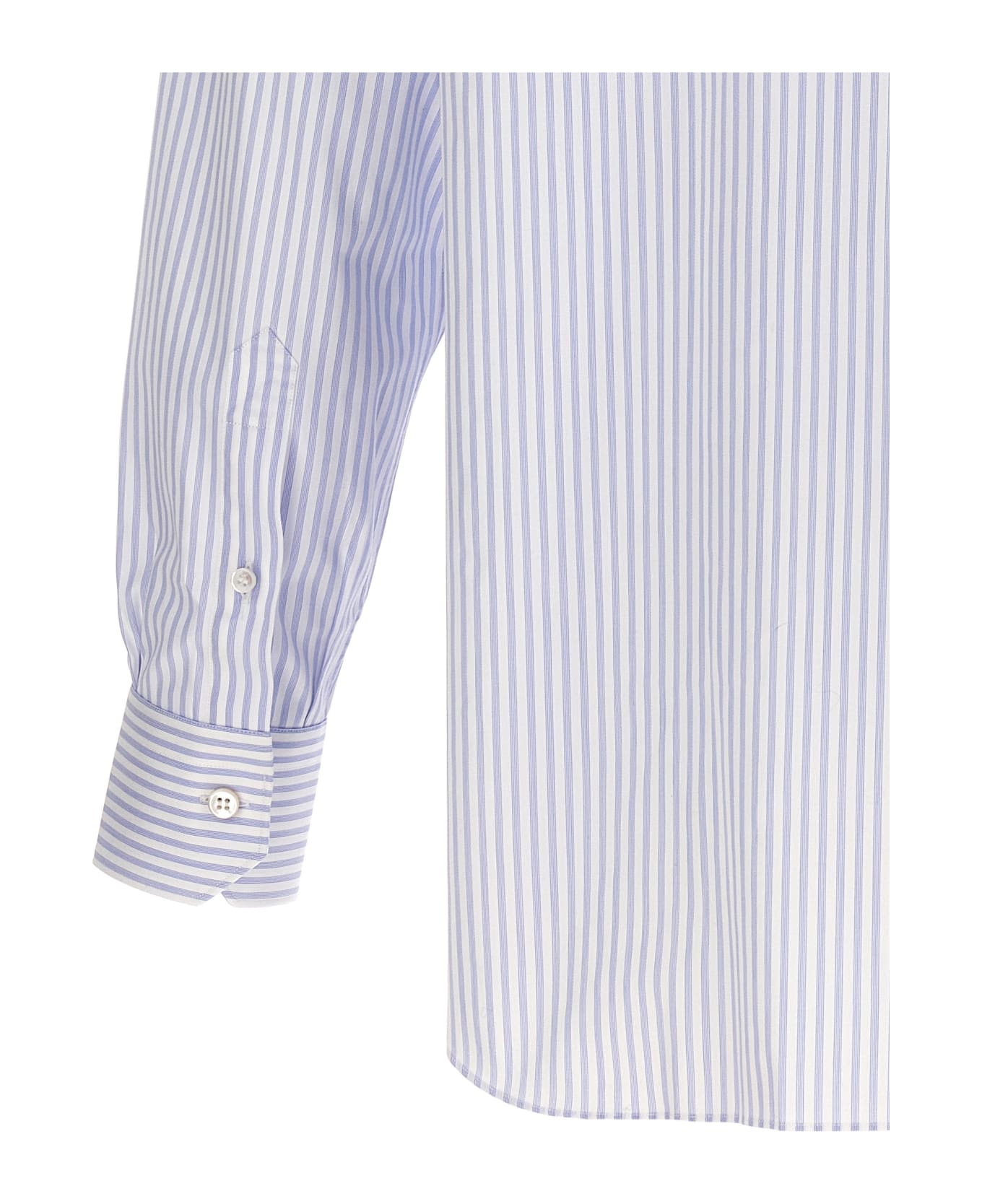 Brioni Striped Shirt - Light Blue