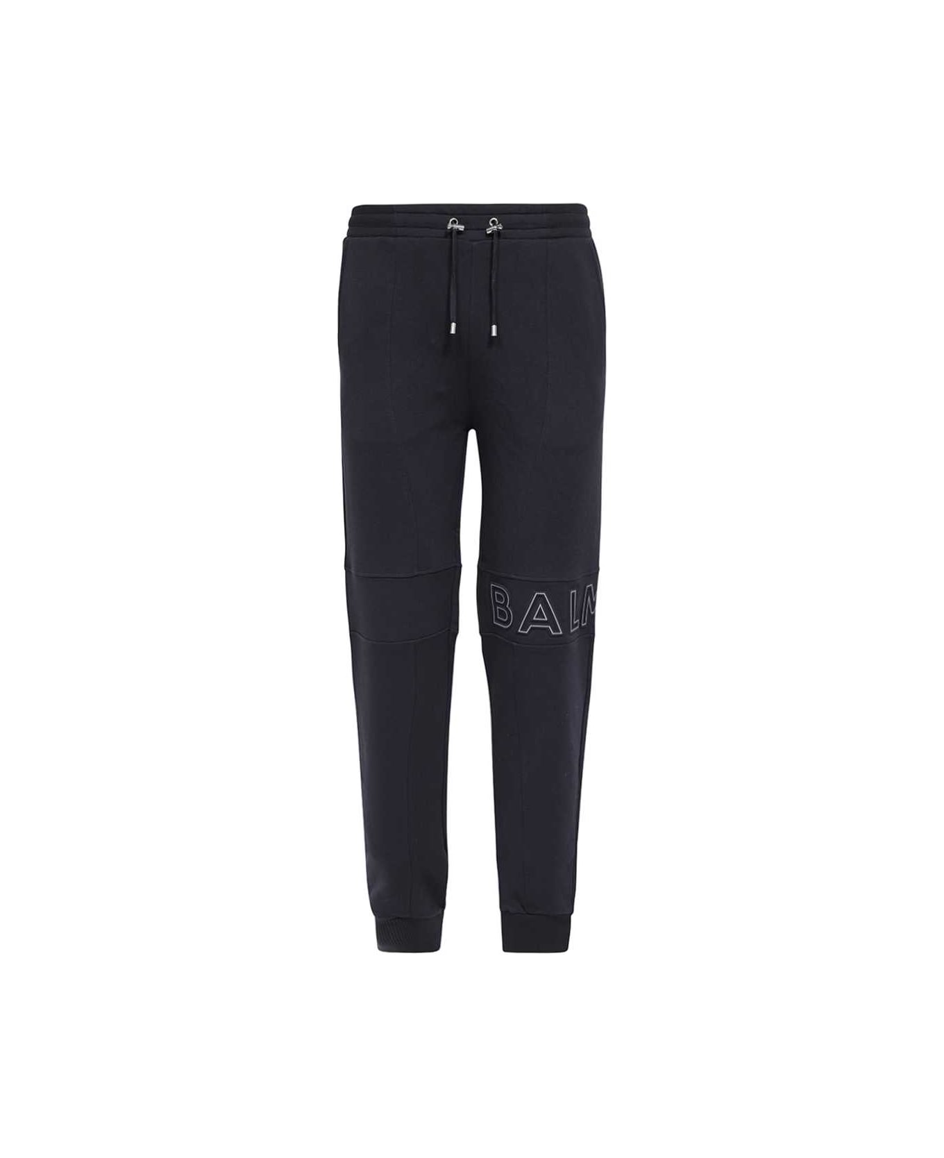 Balmain Cotton Track-pants - blue