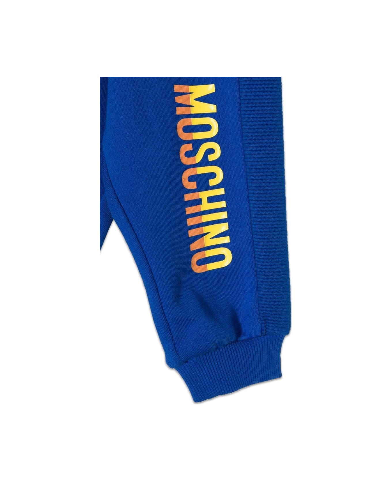 Moschino Pantalone Jogging Con Logo - BLUE