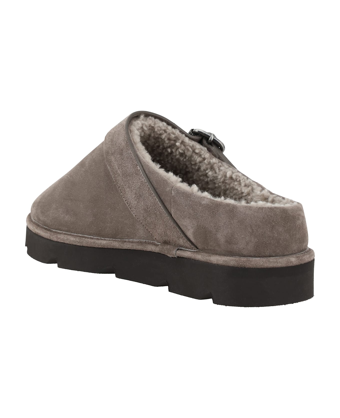 Brunello Cucinelli Fur Sabot