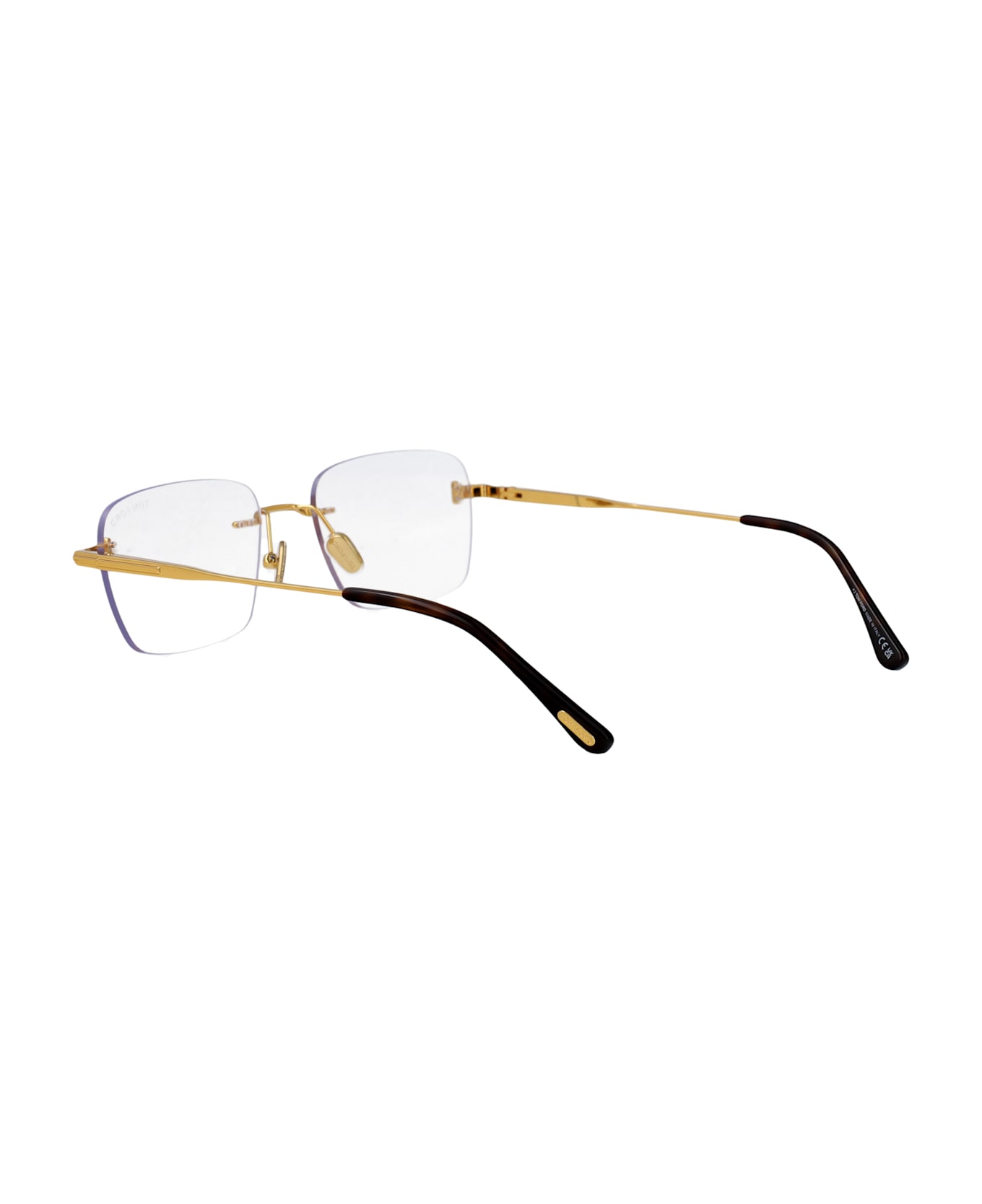 Tom Ford Eyewear Ft6117-b Glasses - Oro Carico Lucido
