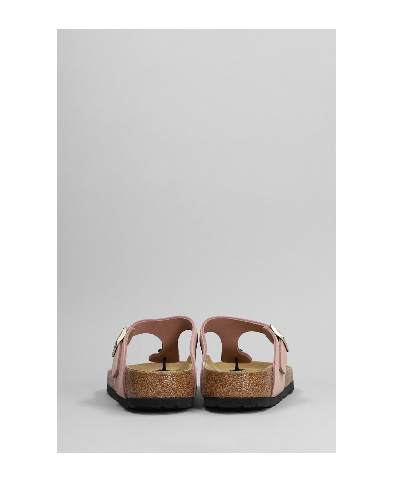 Birkenstock Gizeh Flats In Rose-pink Nubuck - rose-pink
