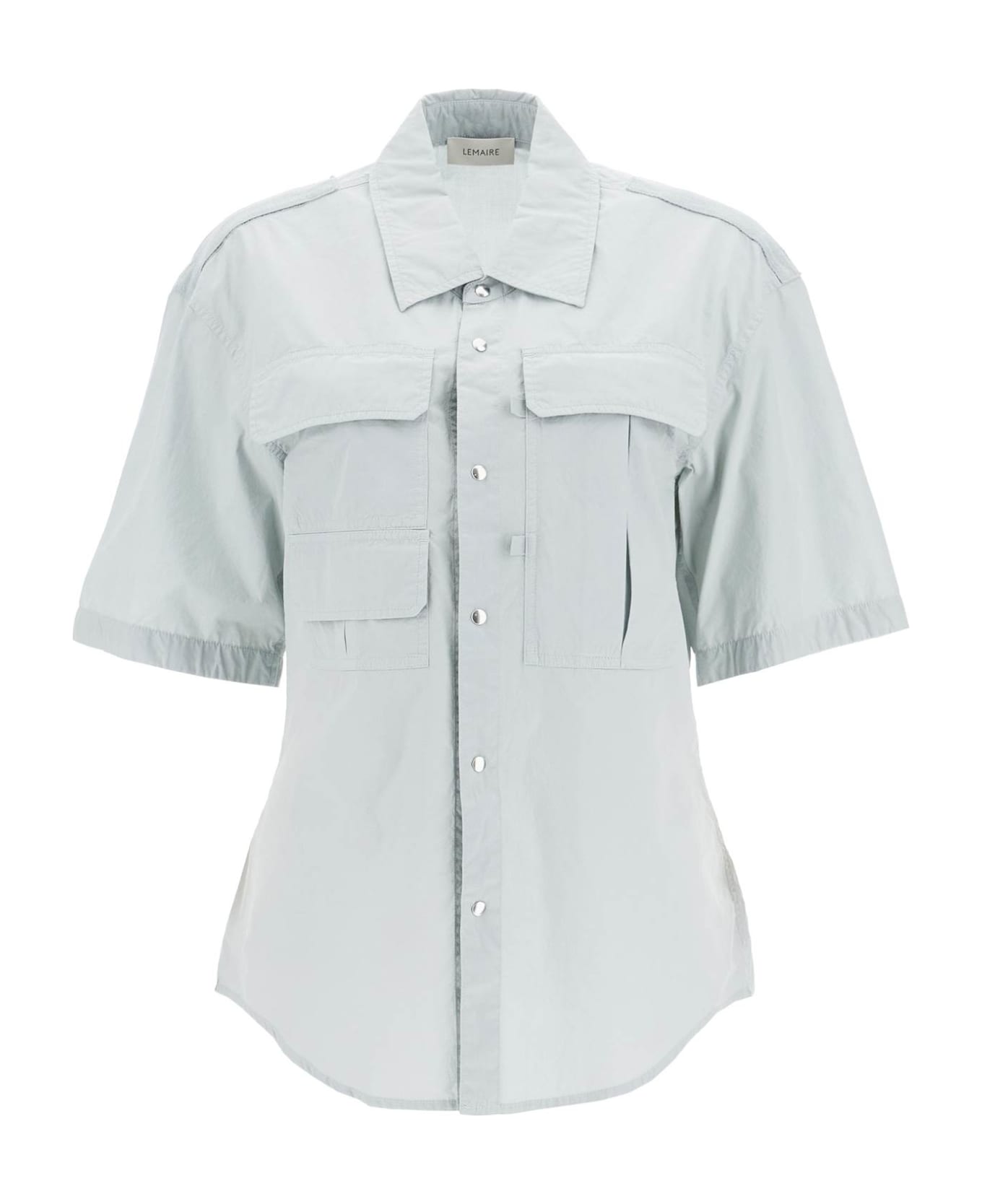 Lemaire Short-sleeved 'reporter' - CLOUD GREY (Grey)