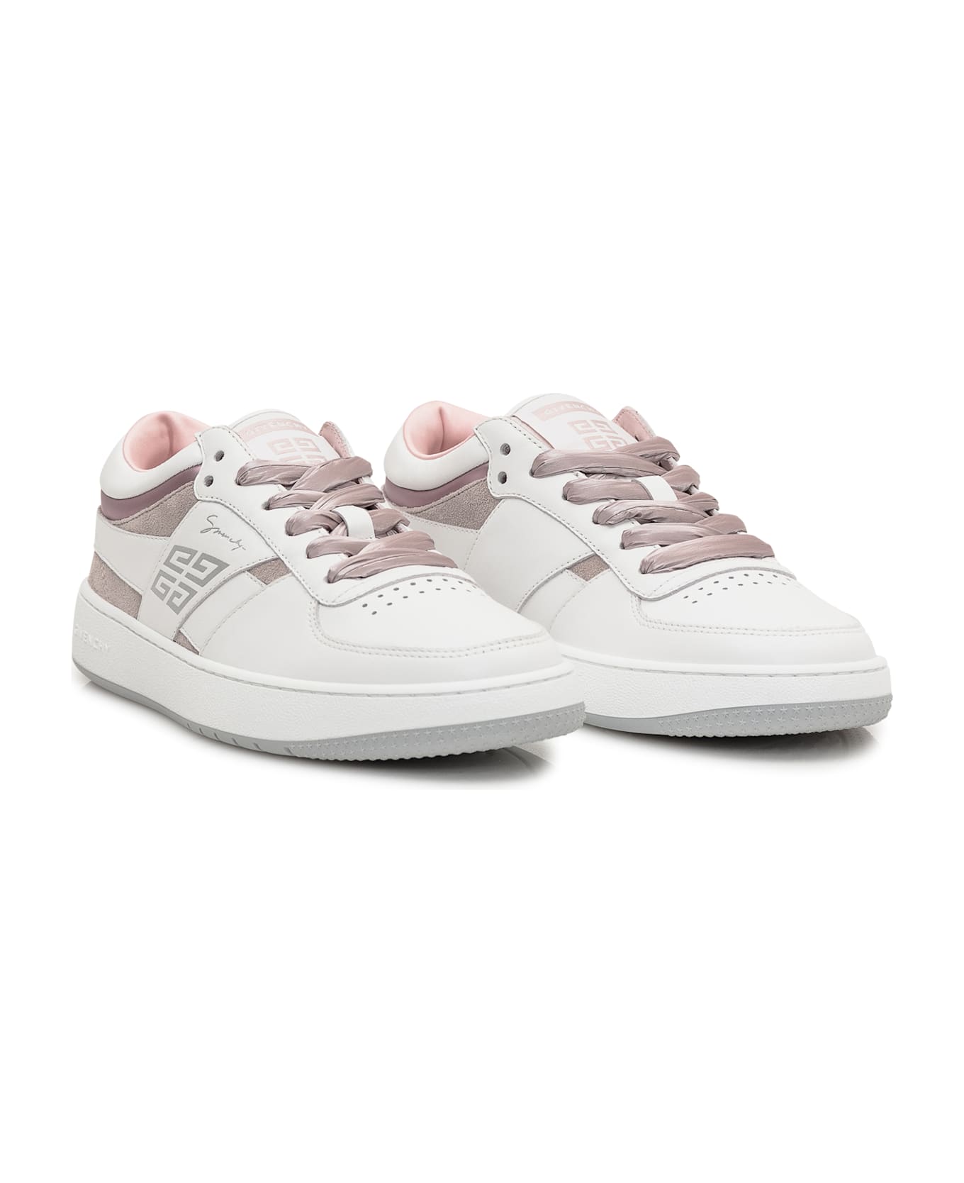 Givenchy G Move Sneakers - WHITE/PINK