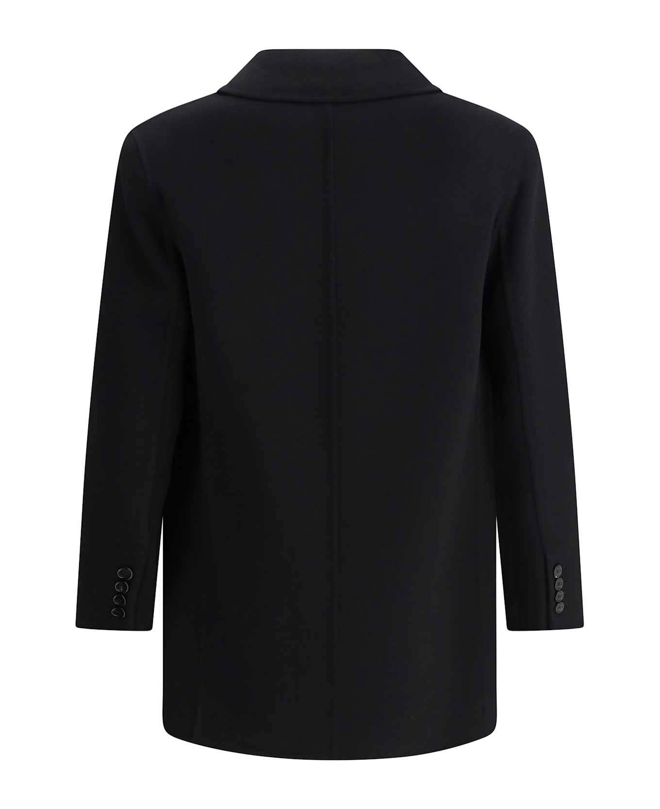 Saint Laurent Oversized Double-breasted Wool Coat