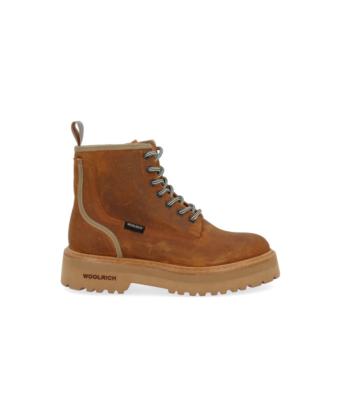 Woolrich Lace-up Boot - BUFF