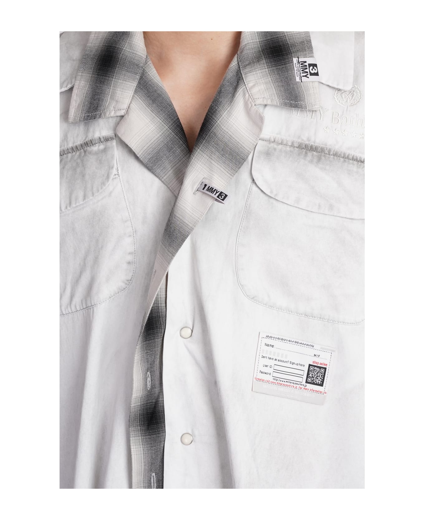 Mihara Yasuhiro Shirt In Grey Rayon - grey